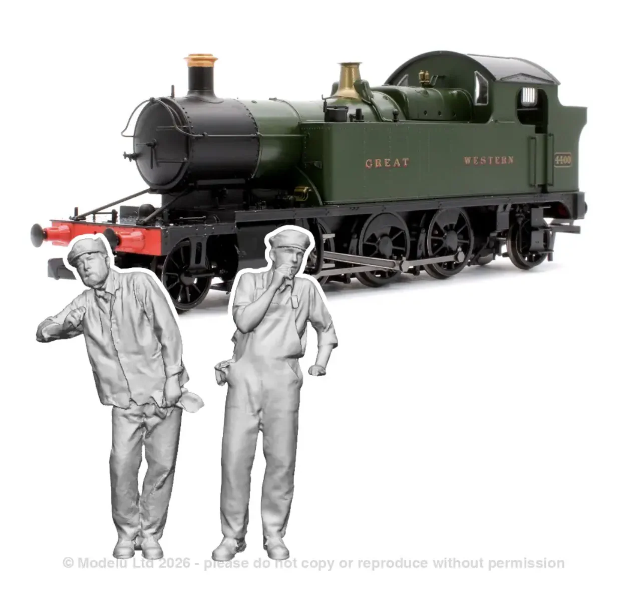 11294-076 OO Gauge Loco Specific Crew - GWR 44XX Prairie Crew Pack