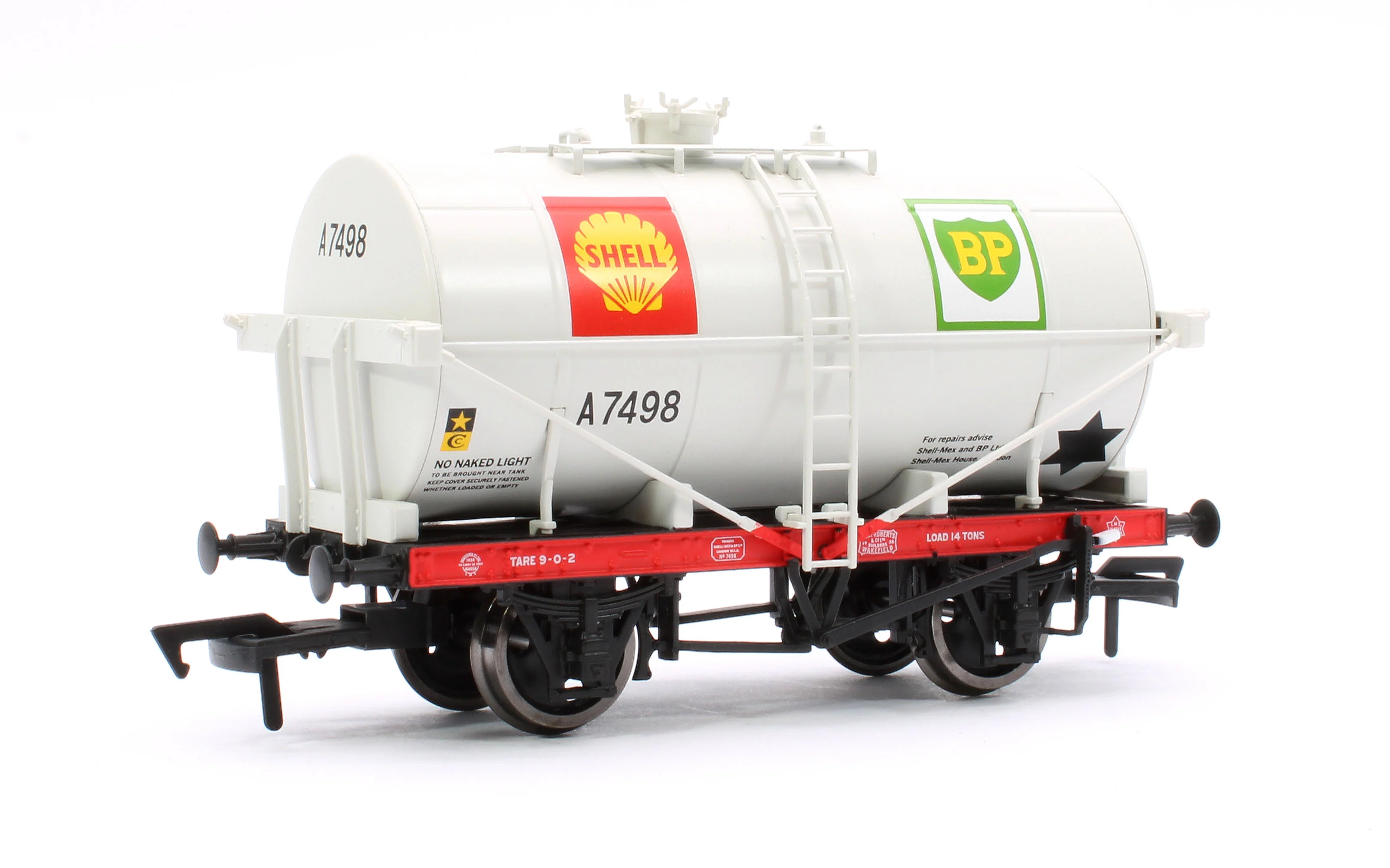4F-058-002 14T Tank Wagon Class A Shell BP Silver A7498