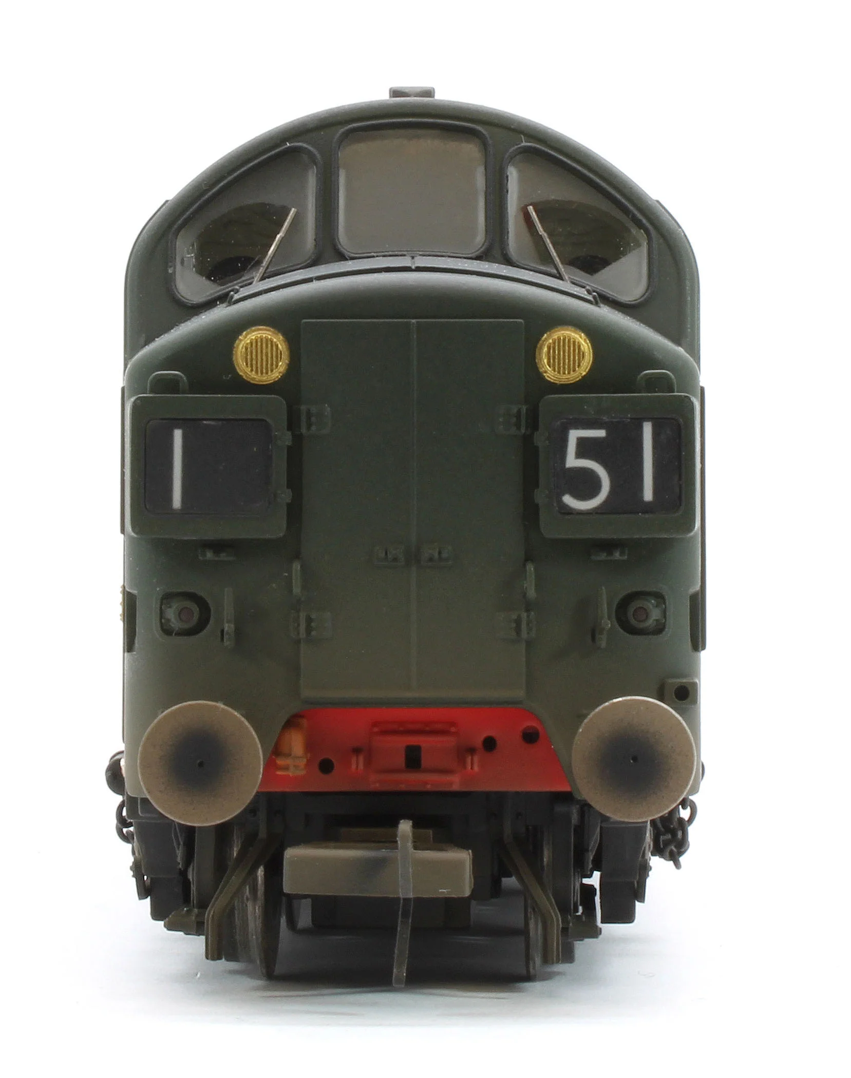 35-302W Bespoke Weathered Class 37/0 Split Headcode D6710 BR Green (Late Crest) Diesel Locomotive - Image 7