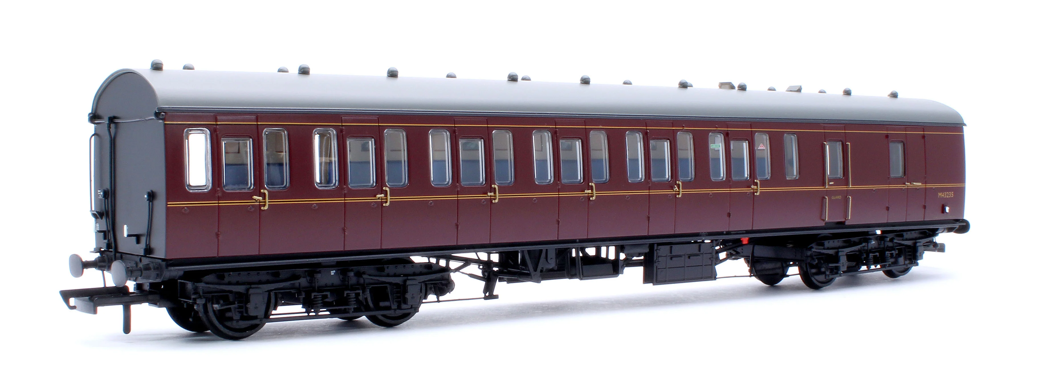 ACC2352 BR Mk1 57' Non-Gangway Coach - BS - Lined Maroon (Low position) M43235 - Image 3