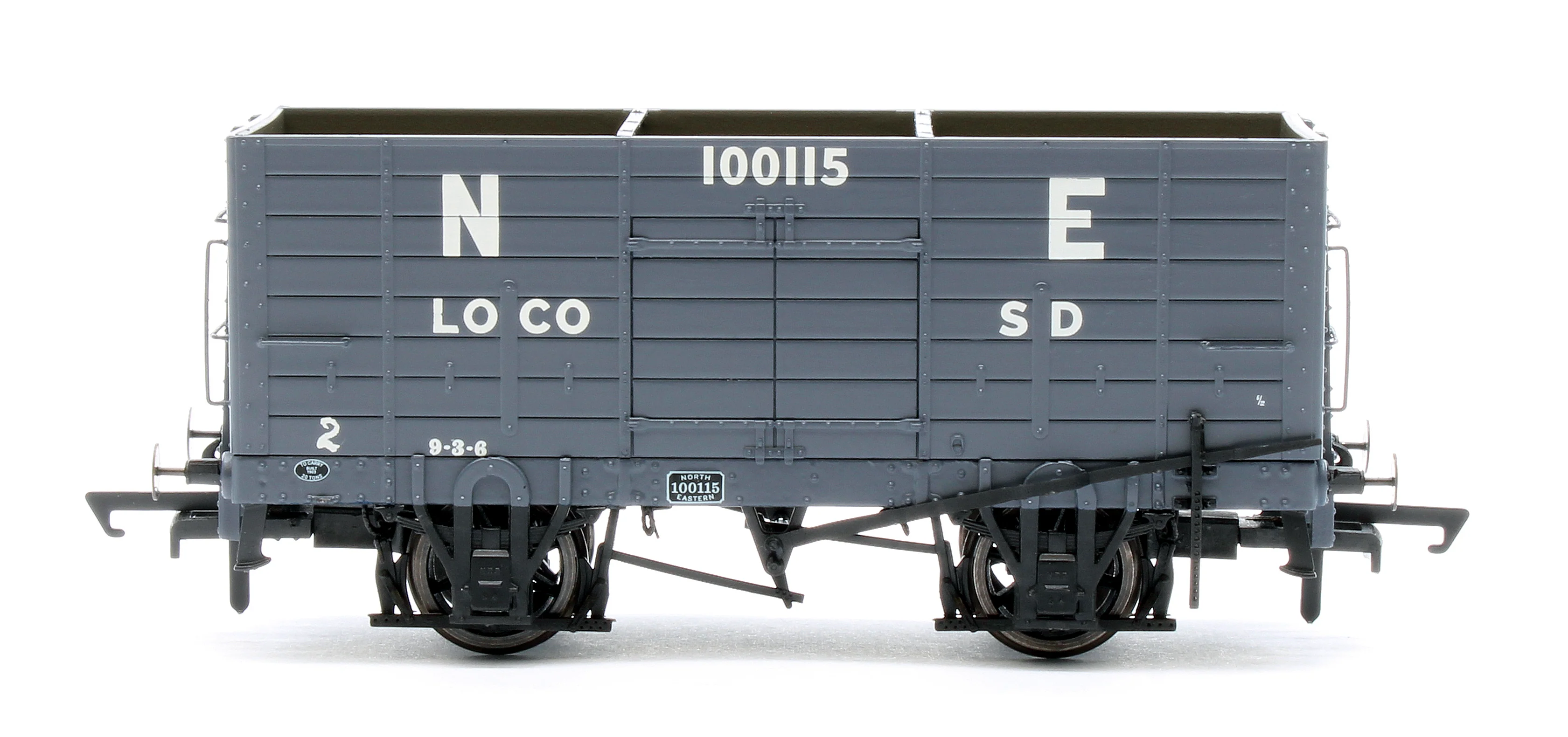 ACC2821 NER 20t Hopper - Mixed Q3 Hopper - Grouping transition period: 1910-22 NER Blue/1923-37 LNER Grey - Triple Pack - Image 4