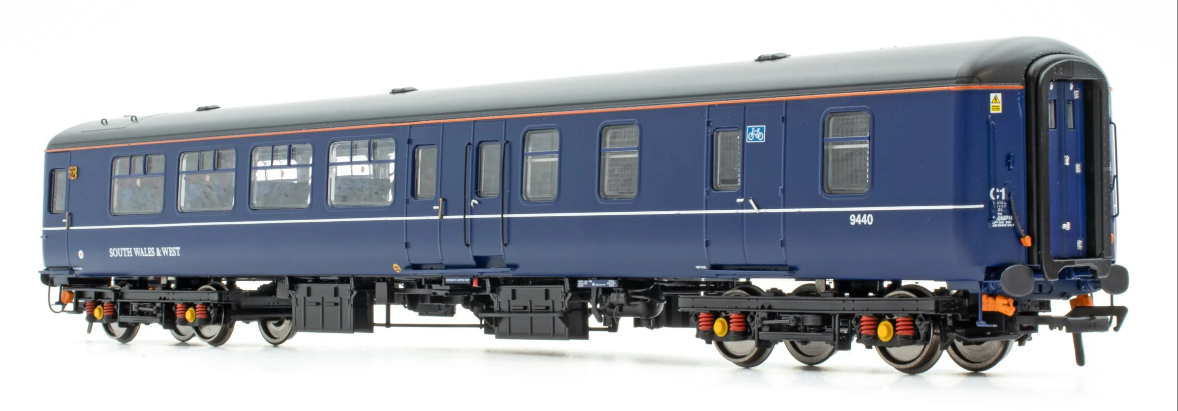 BR Mk.2c (small toilet window) BSO 9440 South Wales & West blue