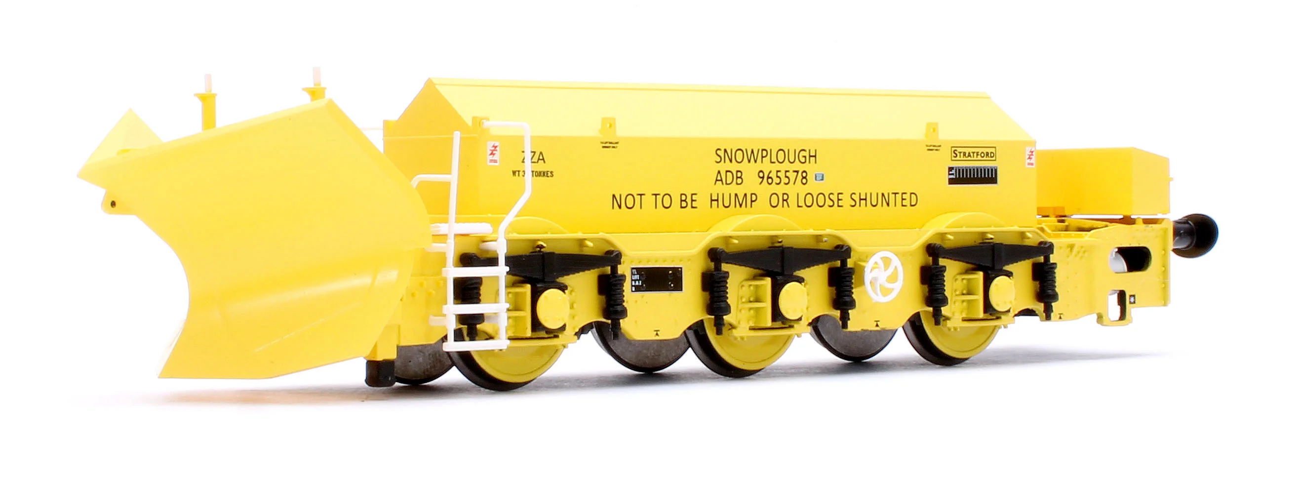 Beilhack Snowplough ZZA ADB965578/579 'Stratford Shark' BR yellow (ex Class 40) Twin Pack - Image 2