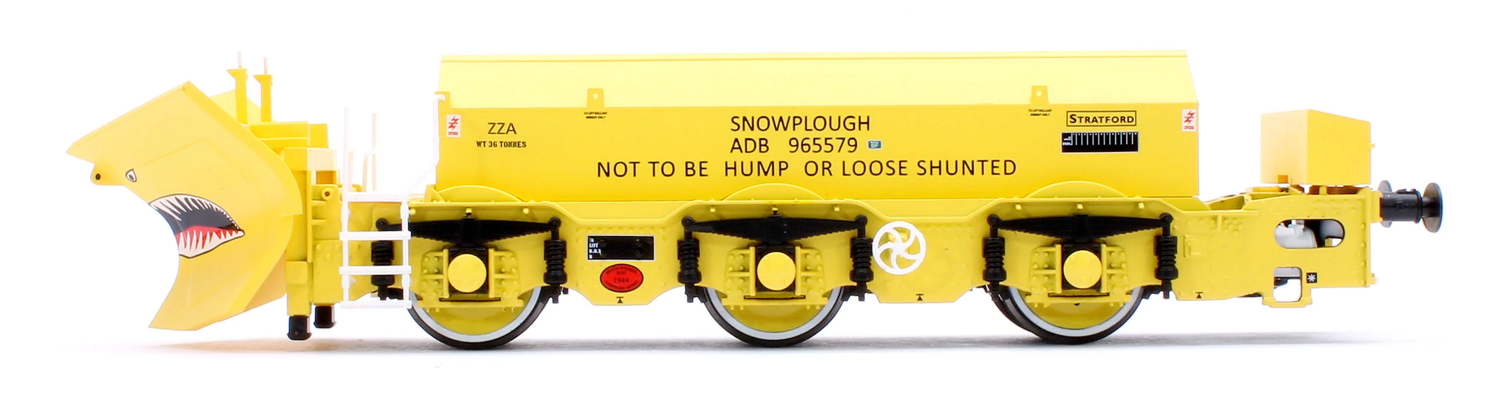 Beilhack Snowplough ZZA ADB965578/579 'Stratford Shark' BR yellow (ex Class 40) Twin Pack - Image 6