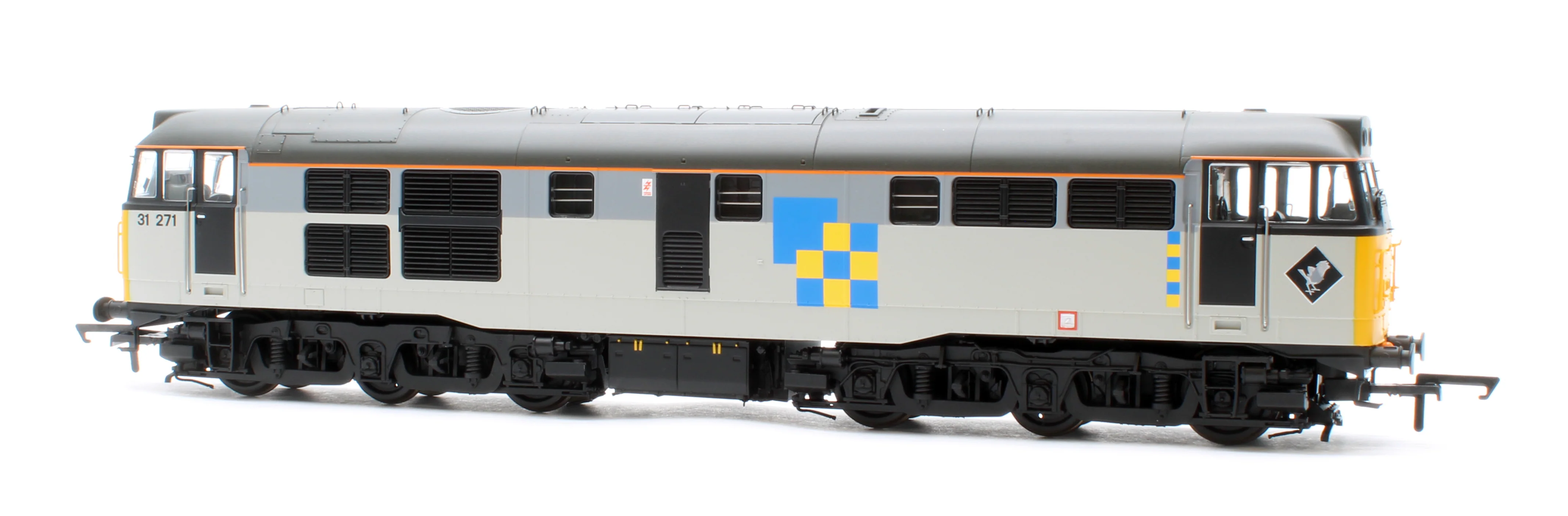 Class 31 31271 Railfreight Construction Sector Triple Grey Diesel Locomotive - Image 4