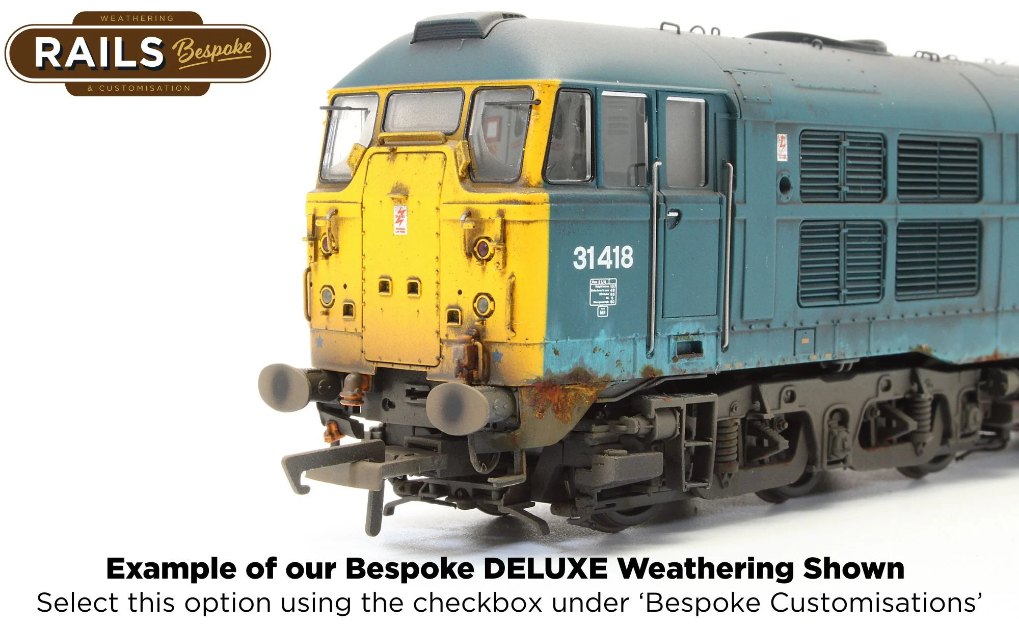 ACC3187-DCC Class 31 31418 BR Blue Diesel Locomotive - DCC Sound - Image 19
