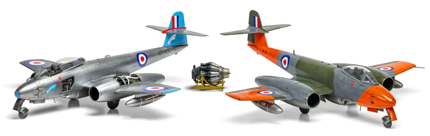 A09182A Gloster Meteor F.8 Model Kit - Image 9