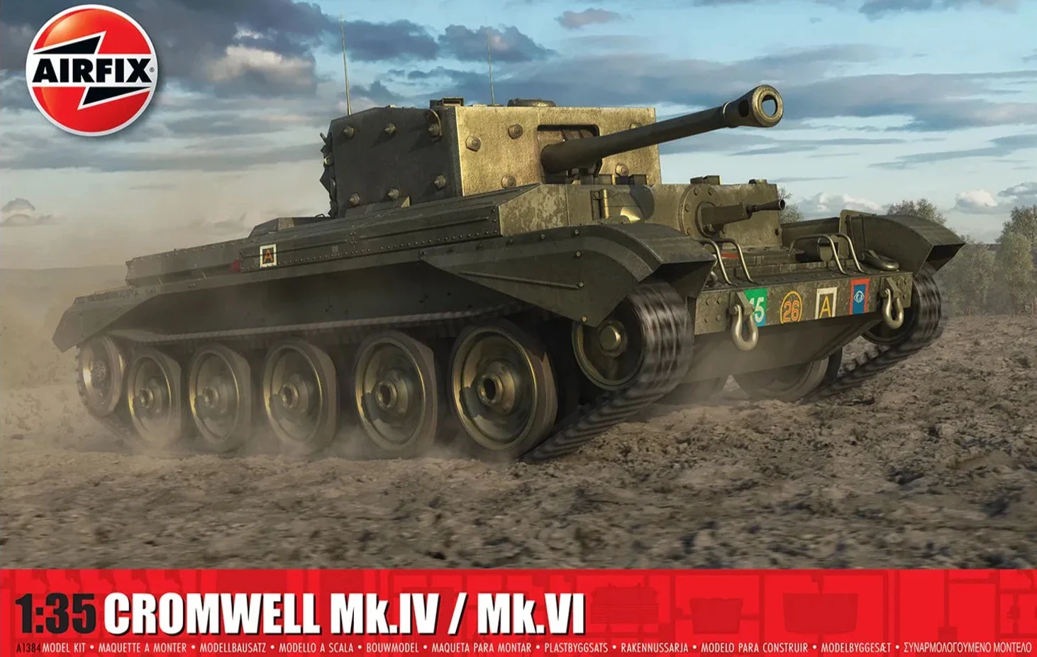 A1384 Cruiser Mk.VIII A27M Cromwell Mk.IV / Mk.VI Model Kit