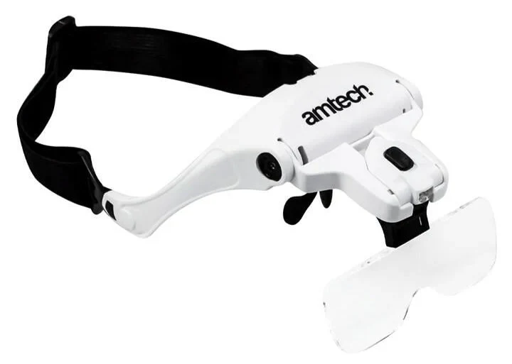 AM-S2912 Hands-free multi-lens head magnifier with LED