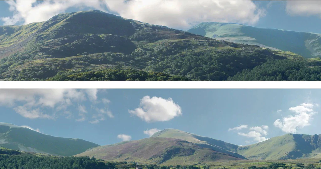 95275 Art Printers Llanberis OO Gauge 15" High Backscene