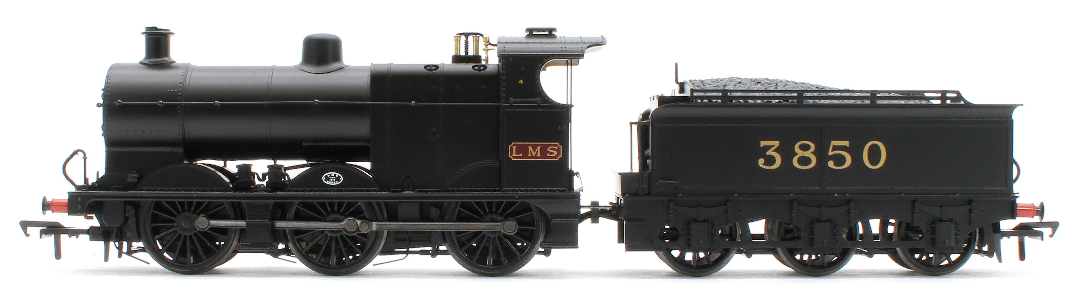 MR 3835 (4F) with Johnson-Deeley Tender 3850 LMS Black (MR Numerals) Steam Locomotive - Image 2