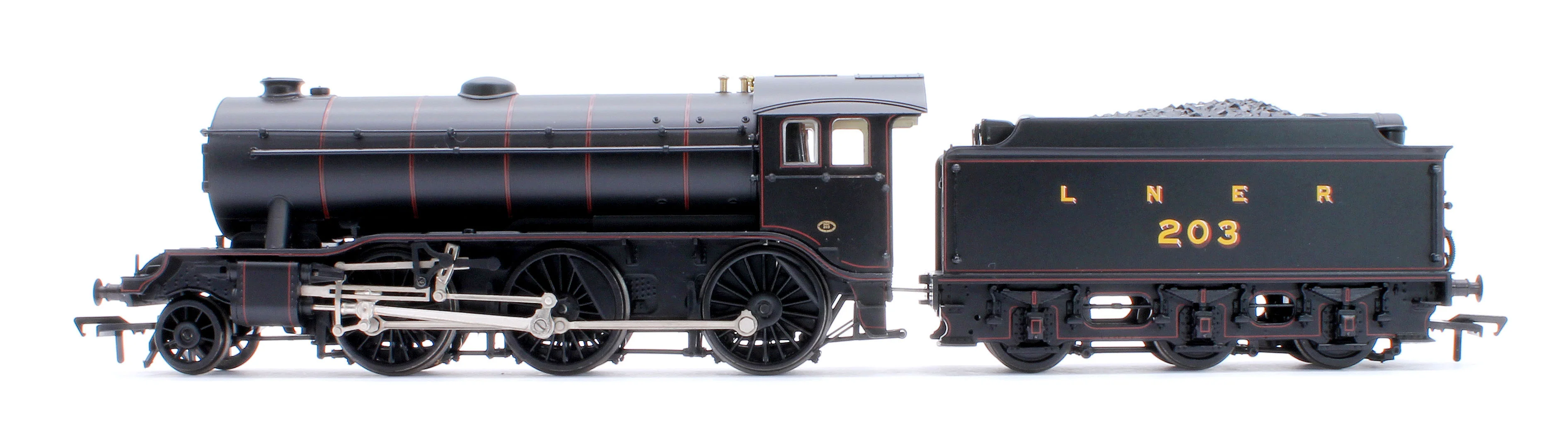 LNER K3 Flared Tender 203 LNER Lined Black Steam Locomotive - Image 6
