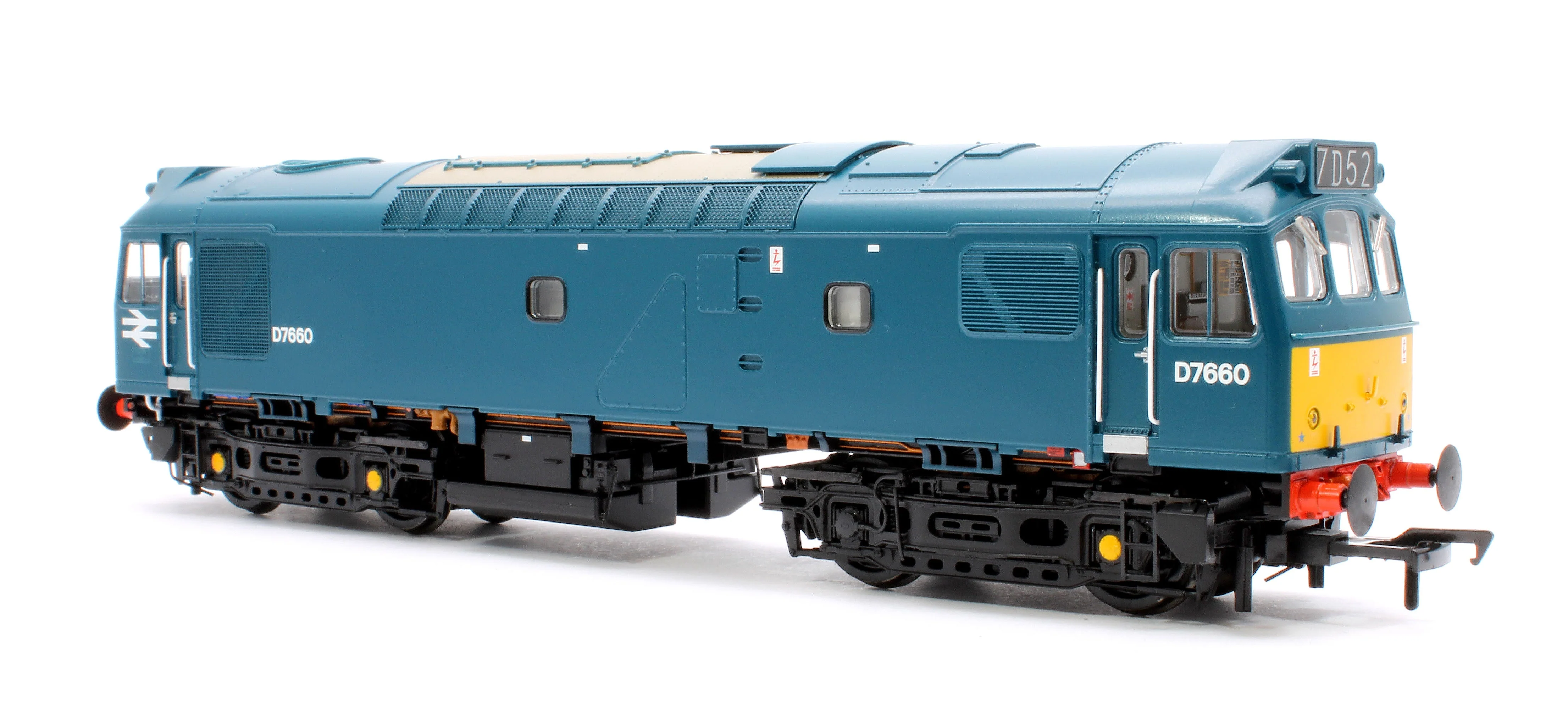 Pre-Owned Class 25/3 D7660 BR Blue (Small Yellow Panels) Diesel Locomotive - Image 2