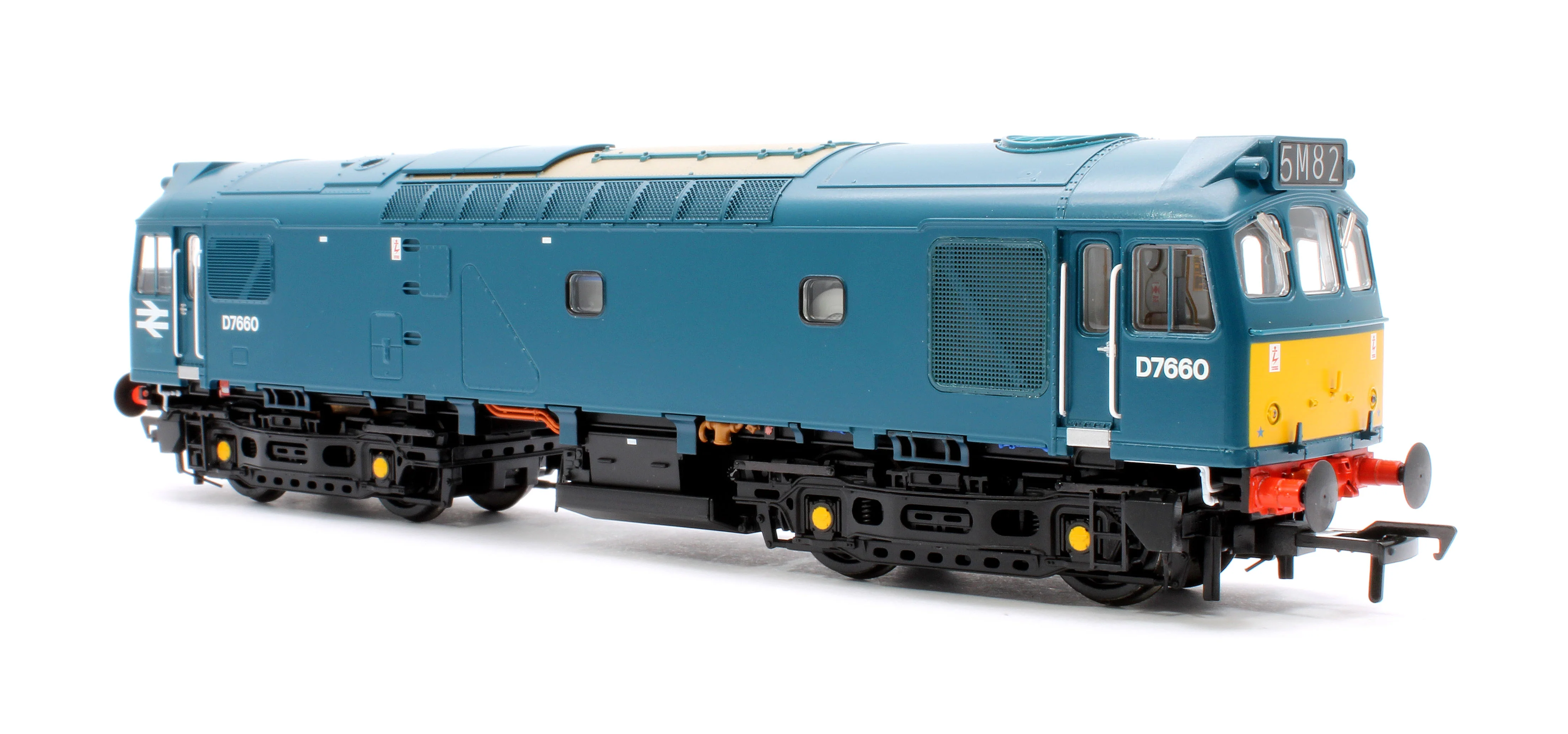32-333SF Class 25/3 D7660 BR Blue (Small Yellow Panels) Diesel Locomotive - DCC Sound - Image 4