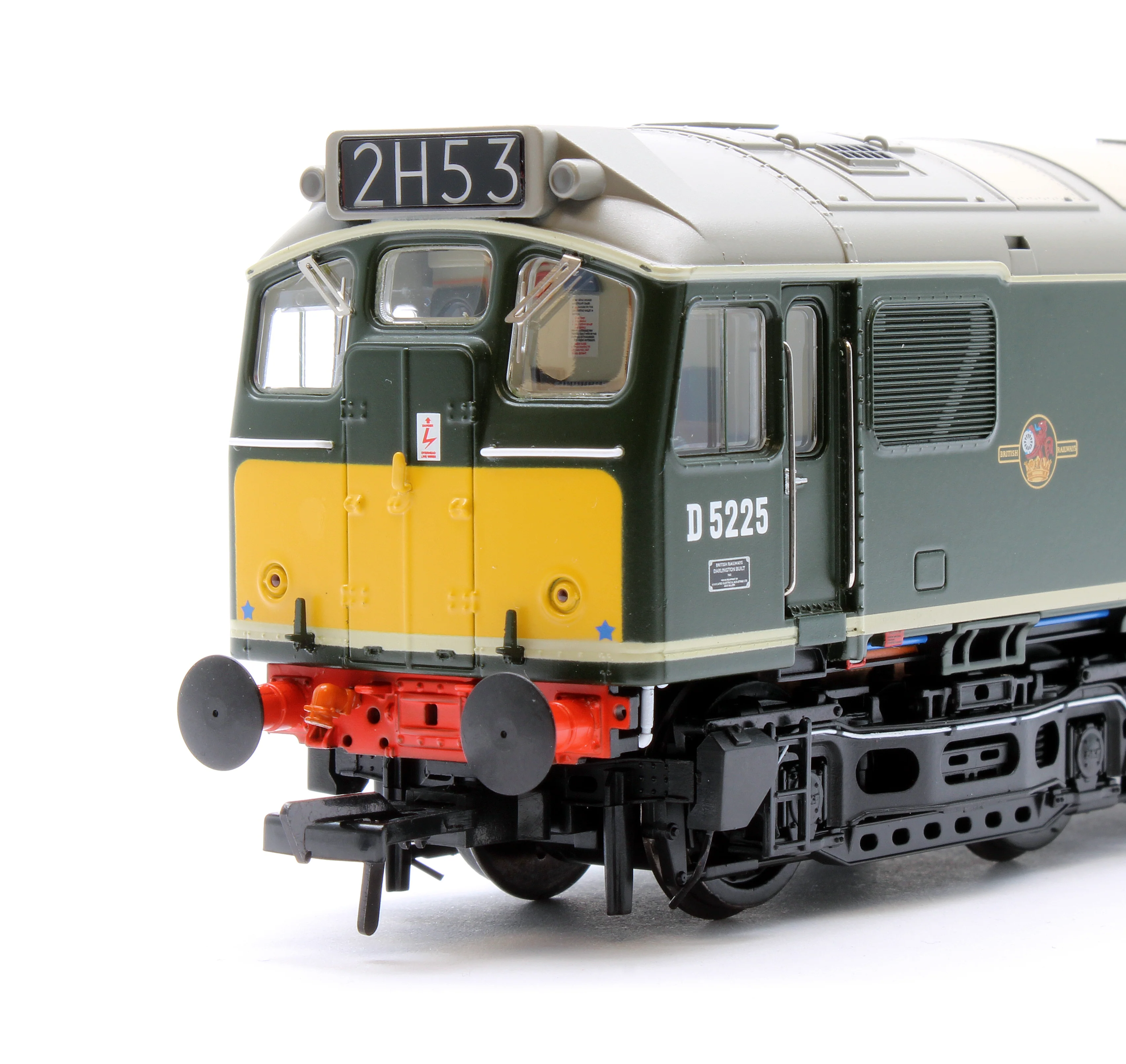 32-343 Class 25/1 D5225 BR Green (Small Yellow Panels) Diesel Locomotive - Image 7