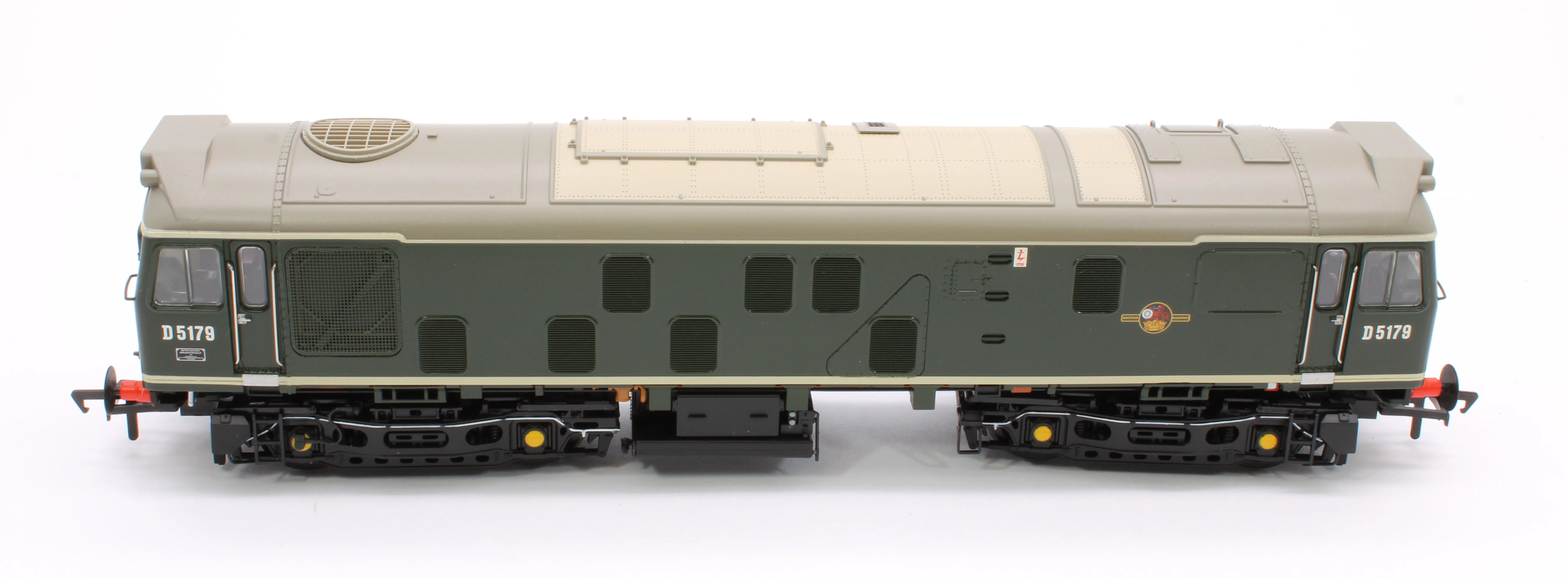 32-343ASF Class 25/1 D5179 BR Green (Small Yellow Panels) Diesel Locomotive - DCC Sound - Image 11