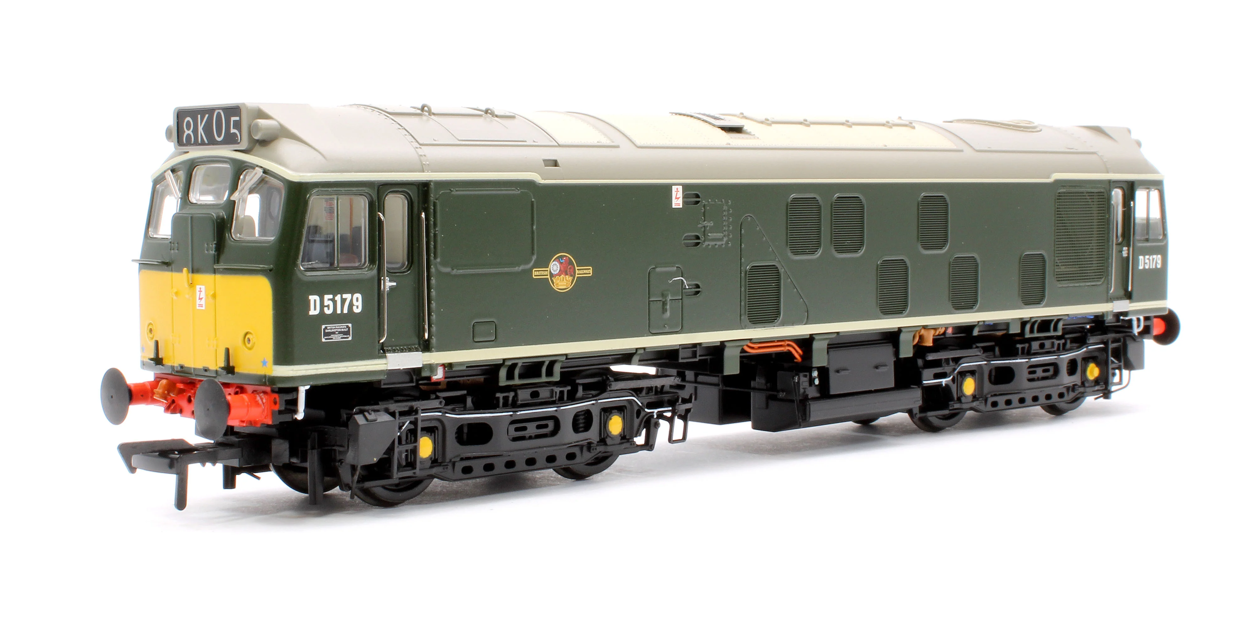 32-343ASFX Class 25/1 D5179 BR Green (Small Yellow Panels) Diesel Locomotive - DCC Sound Deluxe - Image 3