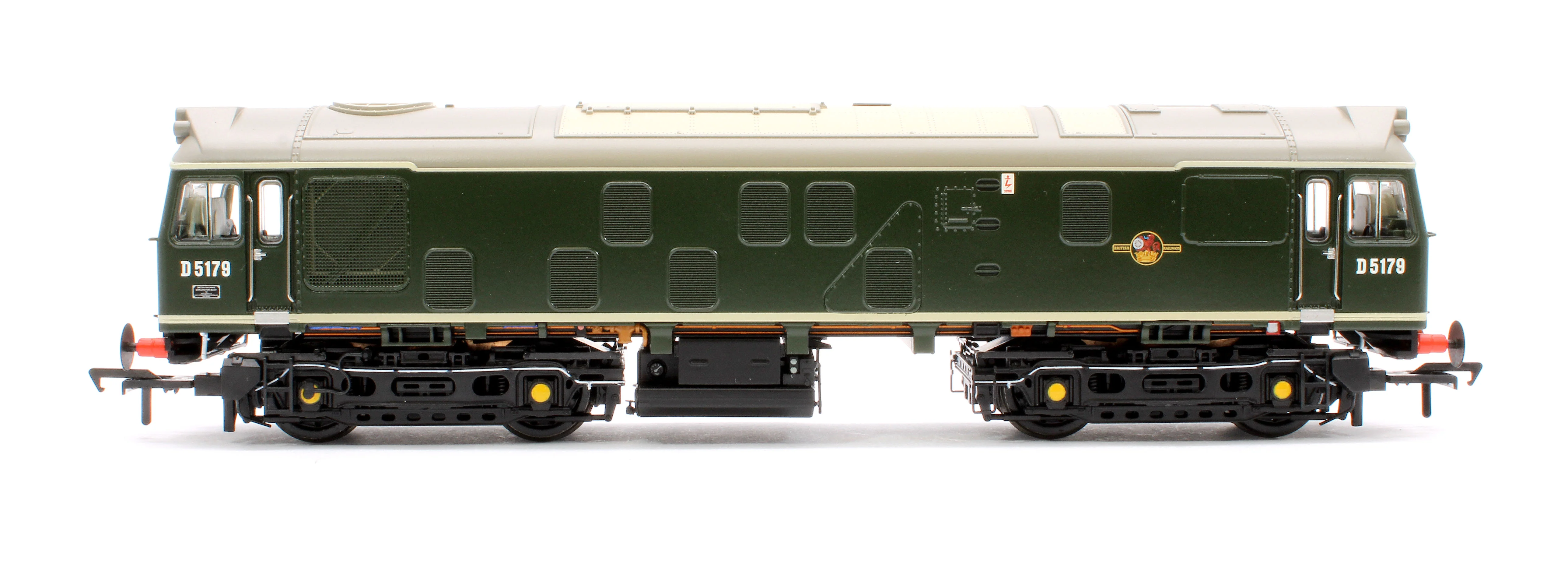 32-343ASFX Class 25/1 D5179 BR Green (Small Yellow Panels) Diesel Locomotive - DCC Sound Deluxe - Image 5