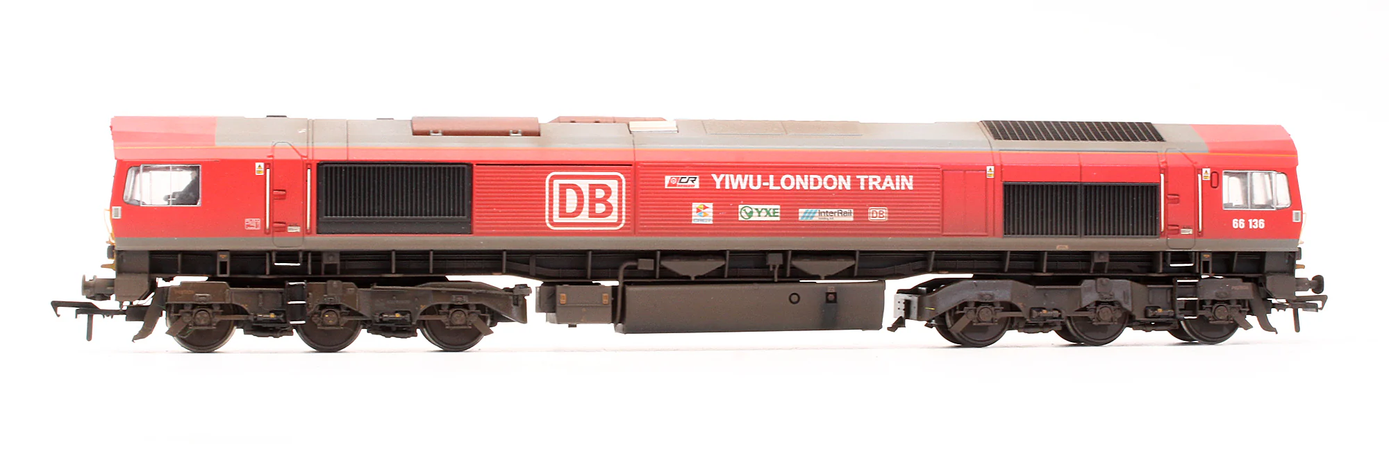 Pre-Owned Class 66136 DB Cargo 'Yiwu-London Train' - Custom Weathered - DCC Sound - Exclusive Edition - Image 4