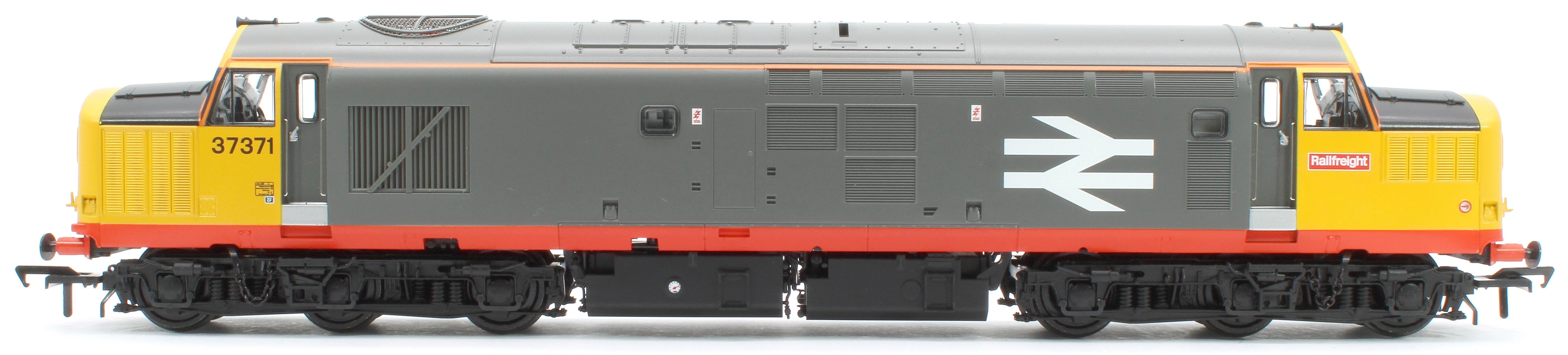 Pre-Owned 35-305 Class 37/0 Centre Headcode 37371 BR Railfeight (Red Stripe) Diesel Locomotive - DCC Fitted - Image 5