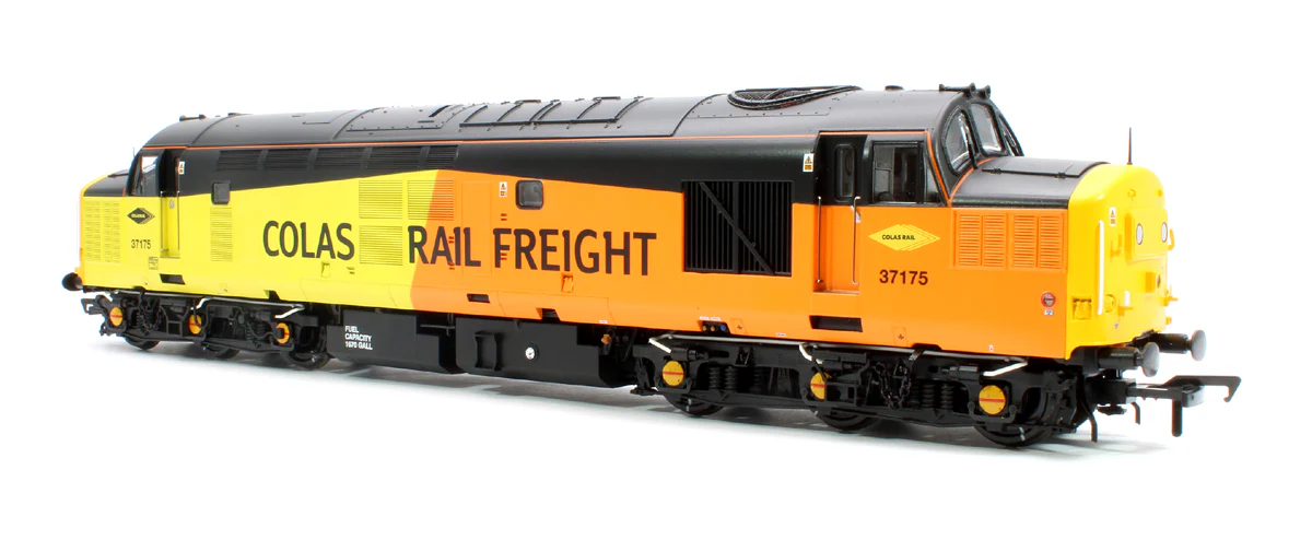 Class 37/0 Centre Headcode 37175 Colas Rail Diesel Locomotive (Deluxe DCC Sound) - Image 2