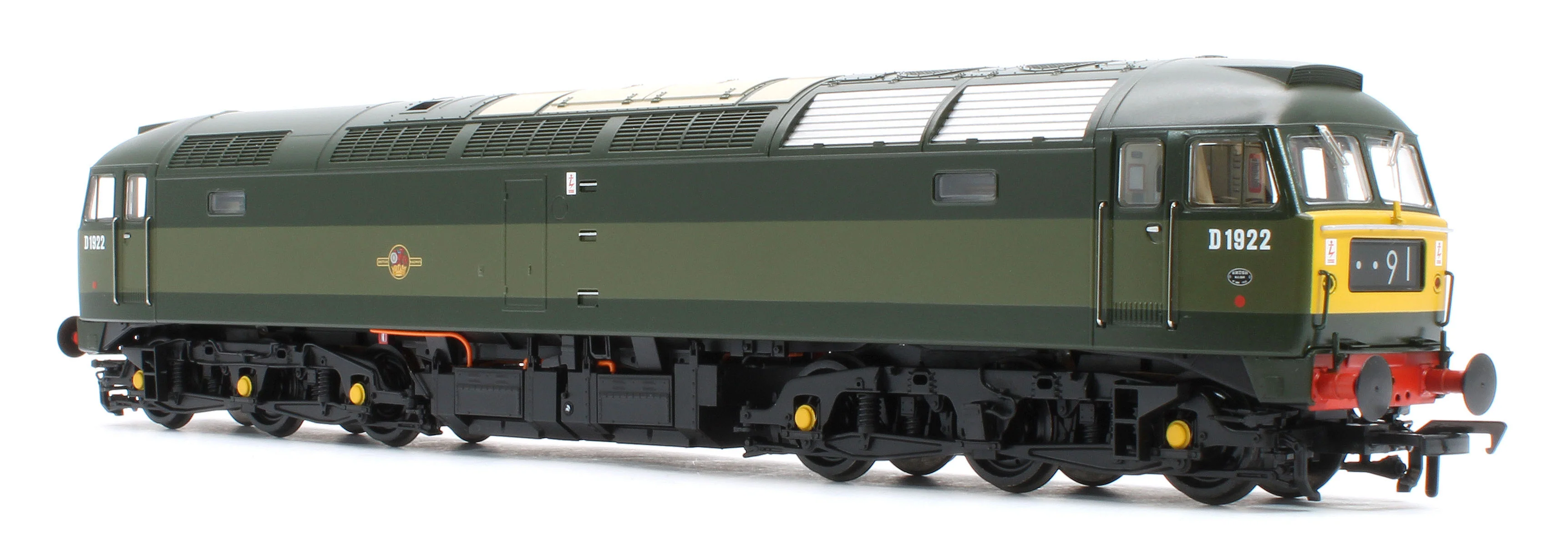 Class 47/0 D1922 BR Two-Tone Green (Small Yellow Panels) Diesel Locomotive - DCC Sound - Image 5