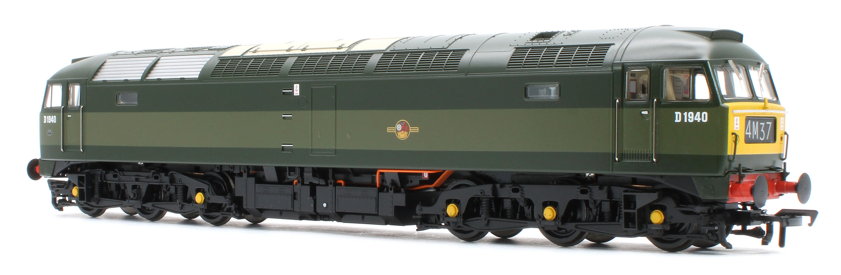 Class 47/0 D1940 BR Two-Tone Green (Small Yellow Panels) Diesel Locomotive - DCC Sound - Image 3