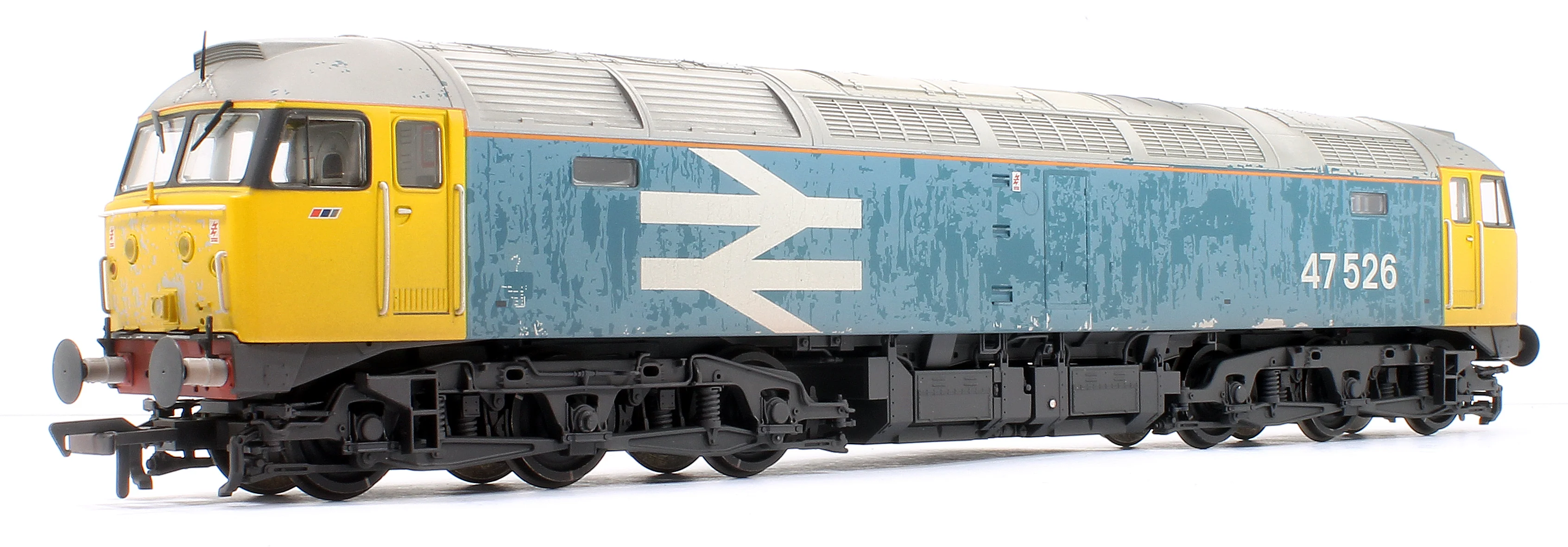 Class 47/4 47526 BR Blue (Large Logo) Diesel Locomotive - Weathered - Image 6