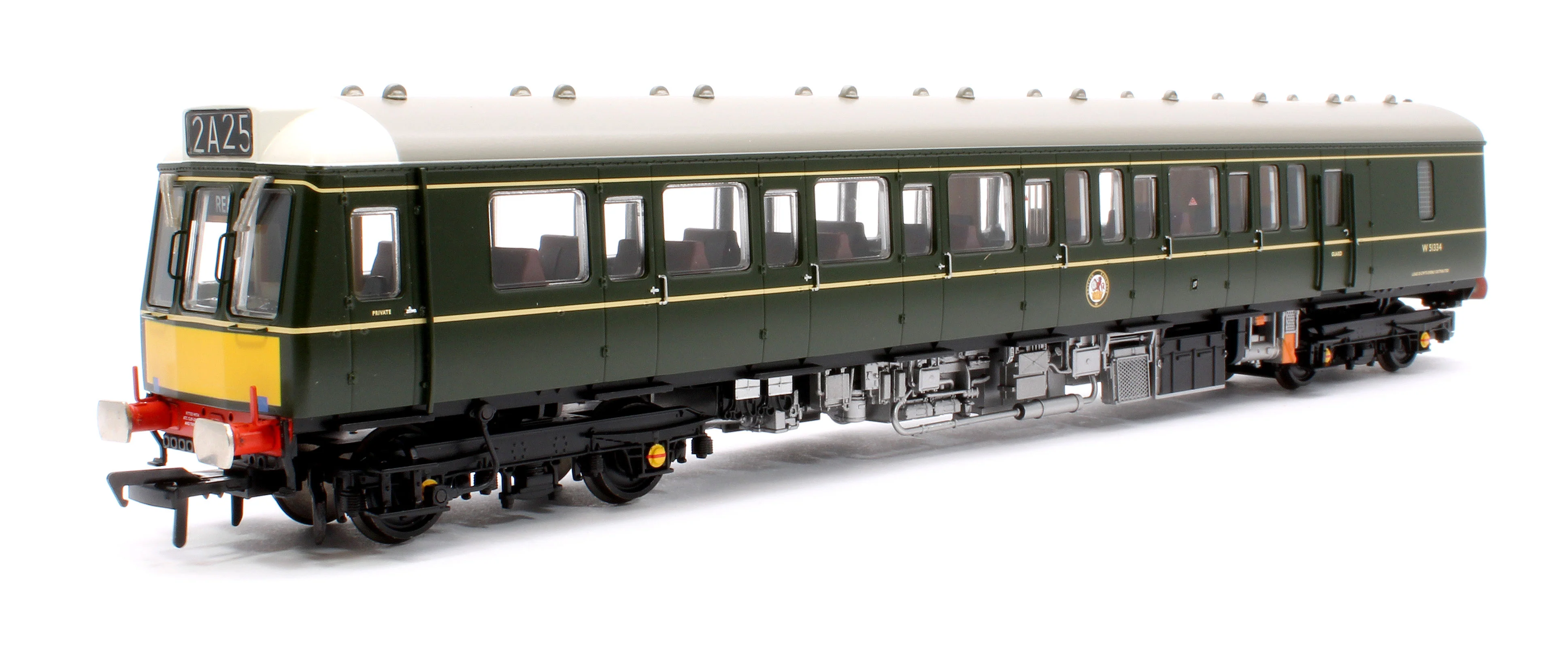 35-503 Class 117 3-Car DMU R334 BR Green (Small Yellow Panels) - Image 8