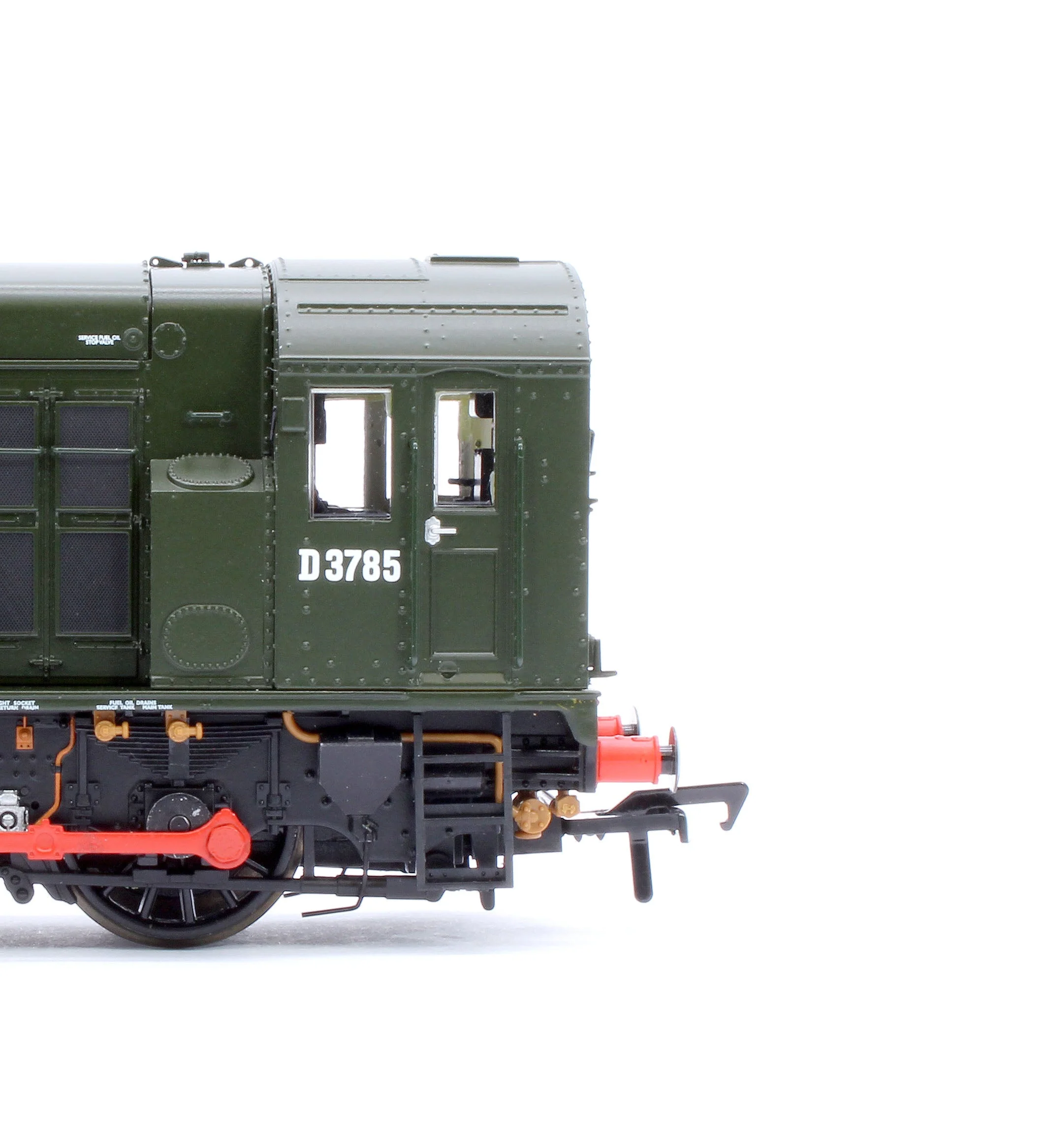 Pre-Owned 35-901 Class 08 D3785 BR Green (Late Crest) Diesel Locomotive - Image 3