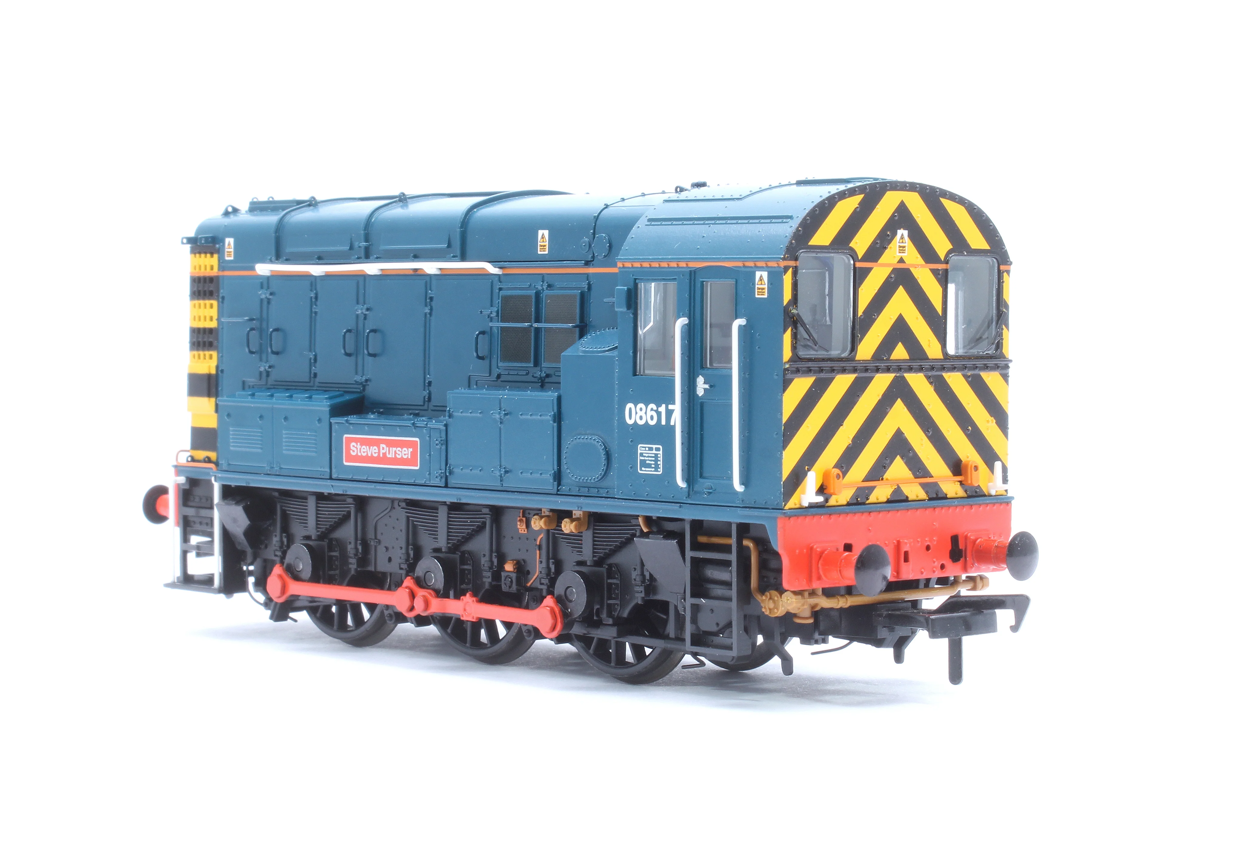 35-915 Class 08 08617 'Steve Purser' BR Blue Diesel Locomotive - Image 2