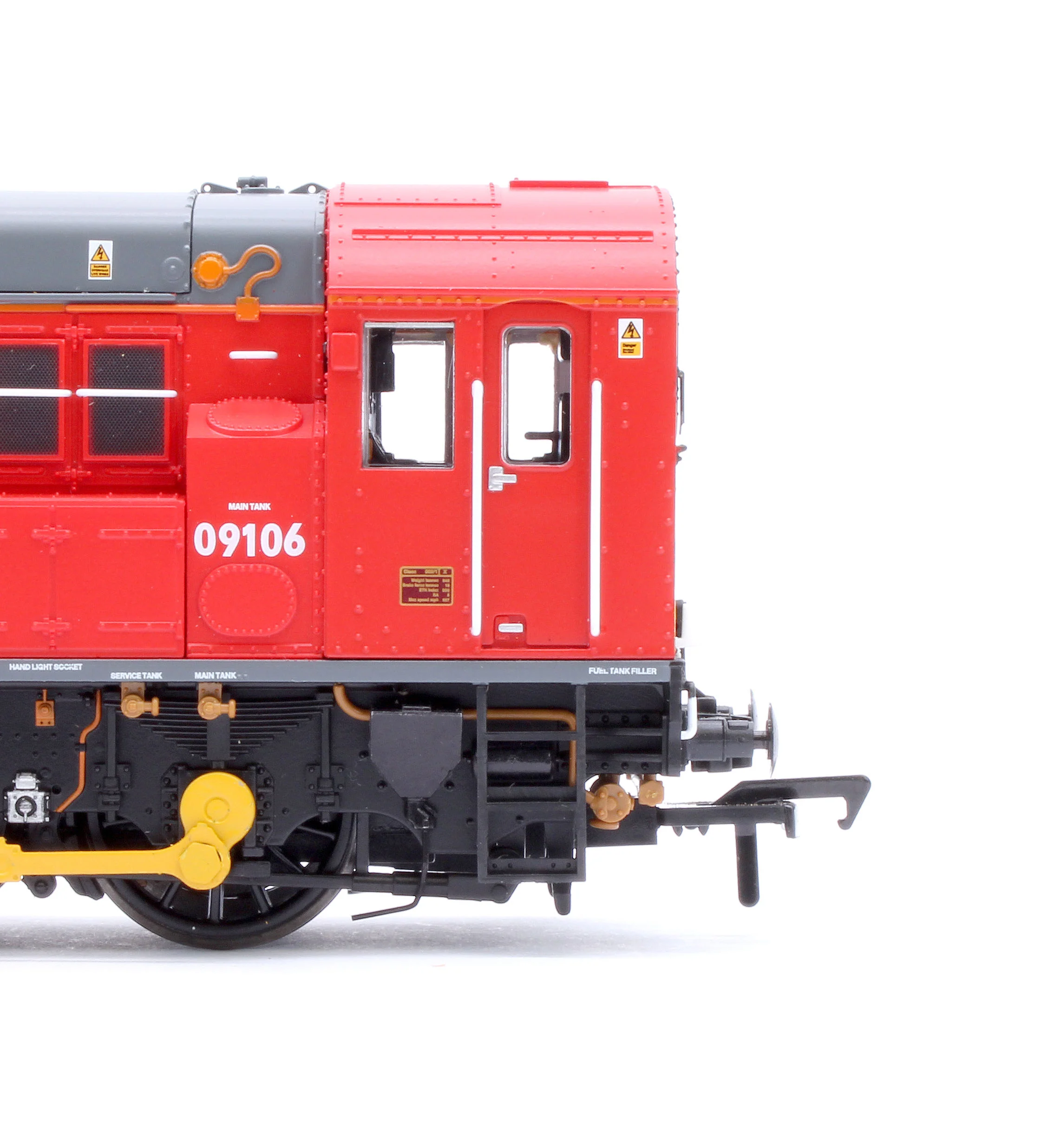 35-930SF Class 09 09106 DB Red (Unbranded) Diesel Locomotive - DCC Sound - Image 6