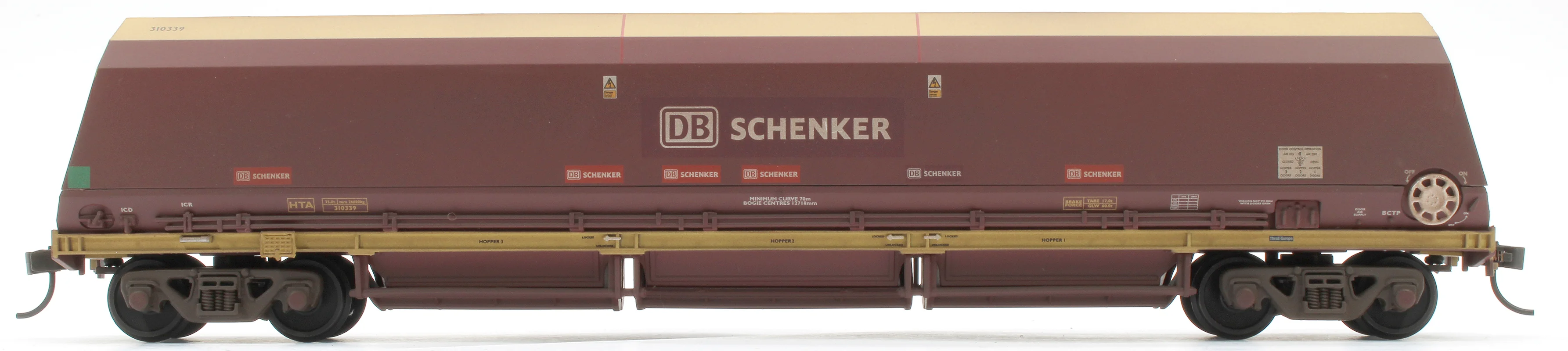 HTA Bogie Hopper (Ex-EWS) DB Schenker No. 310339 - Weathered - Image 3