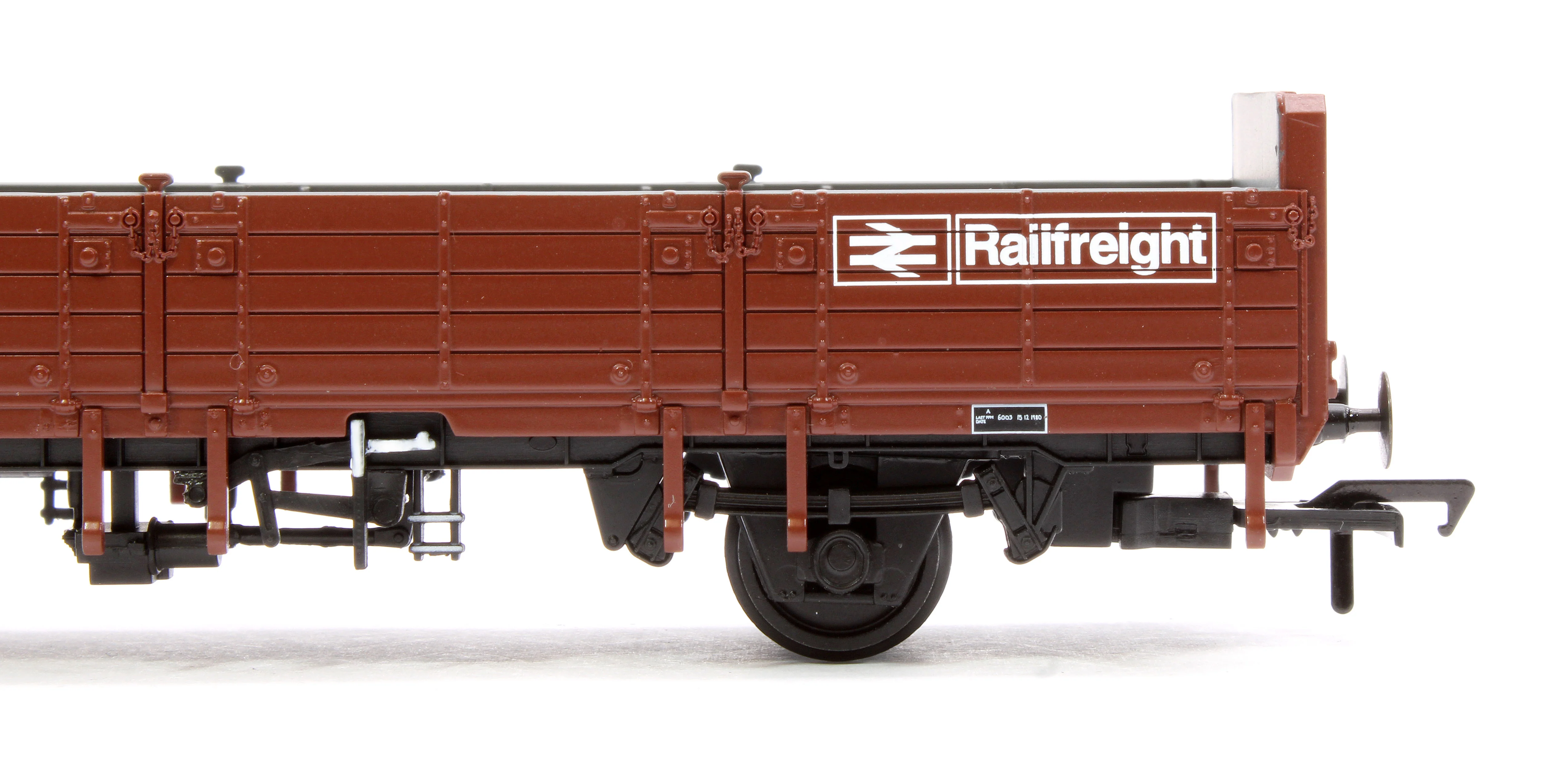 38-044A BR OBA Open Wagon Low Ends BR Freight Brown (Railfreight) No.110004 - Image 4