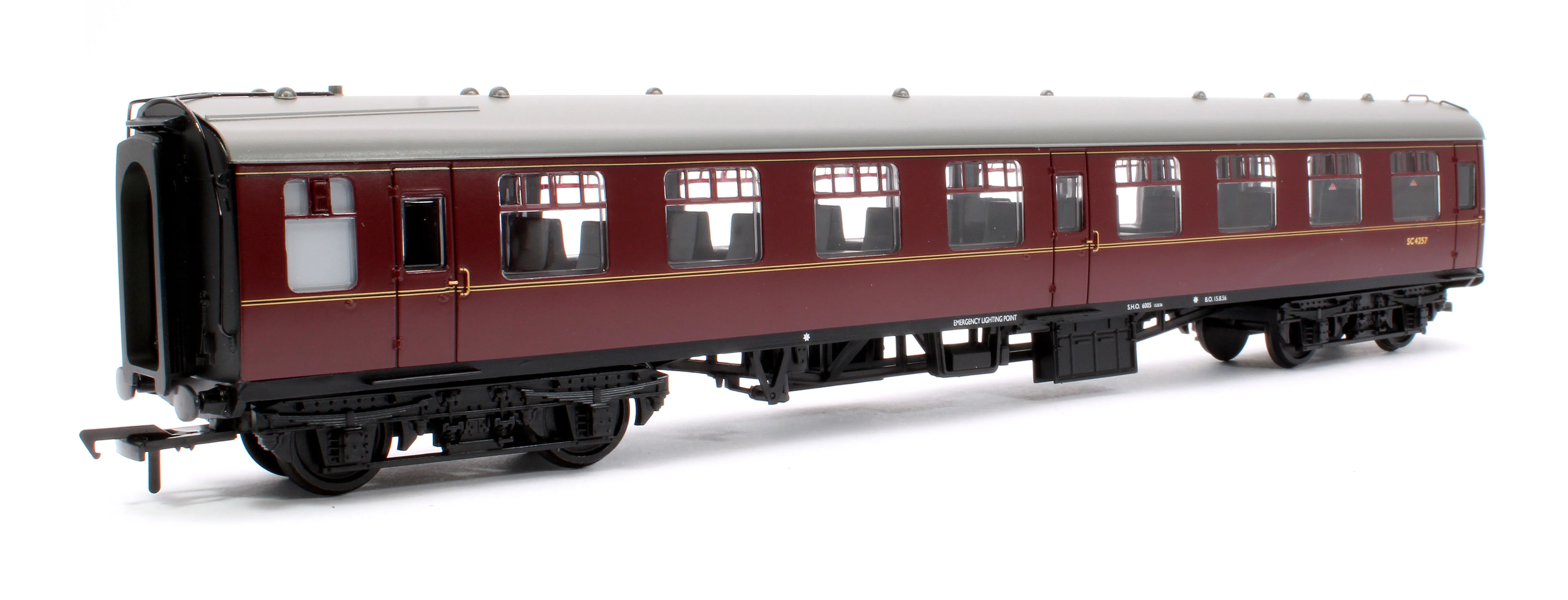 39-060 BR Mk1 TSO Tourist Second Open BR Maroon No.SC4257 - Image 3