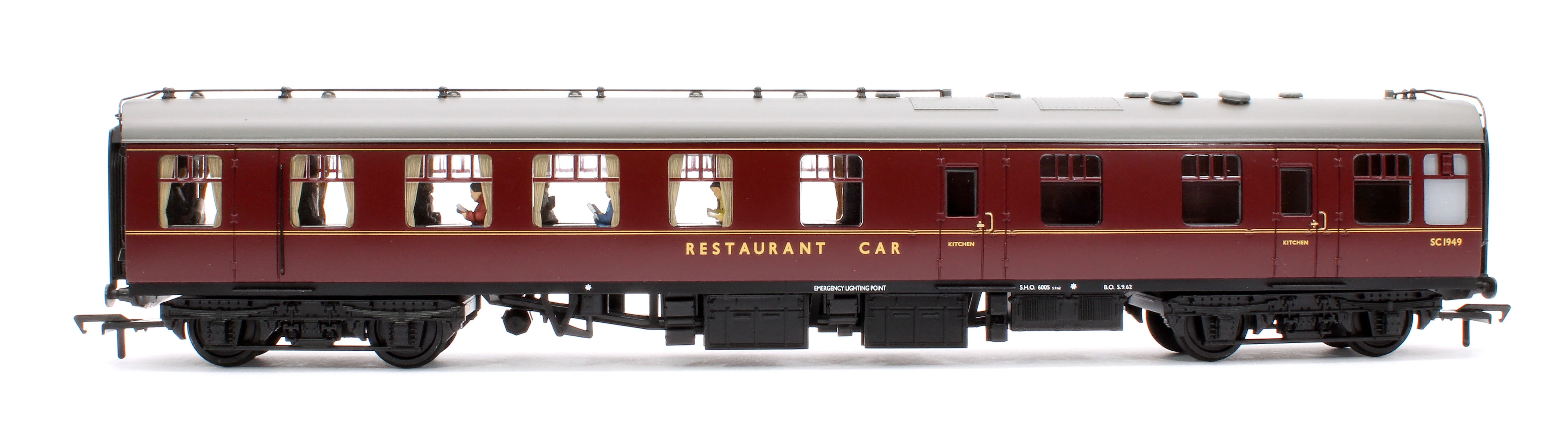 39-103DPF BR Mk1 RU Restaurant Unclassified BR Maroon SC1949 - Fitted Passengers - Image 2