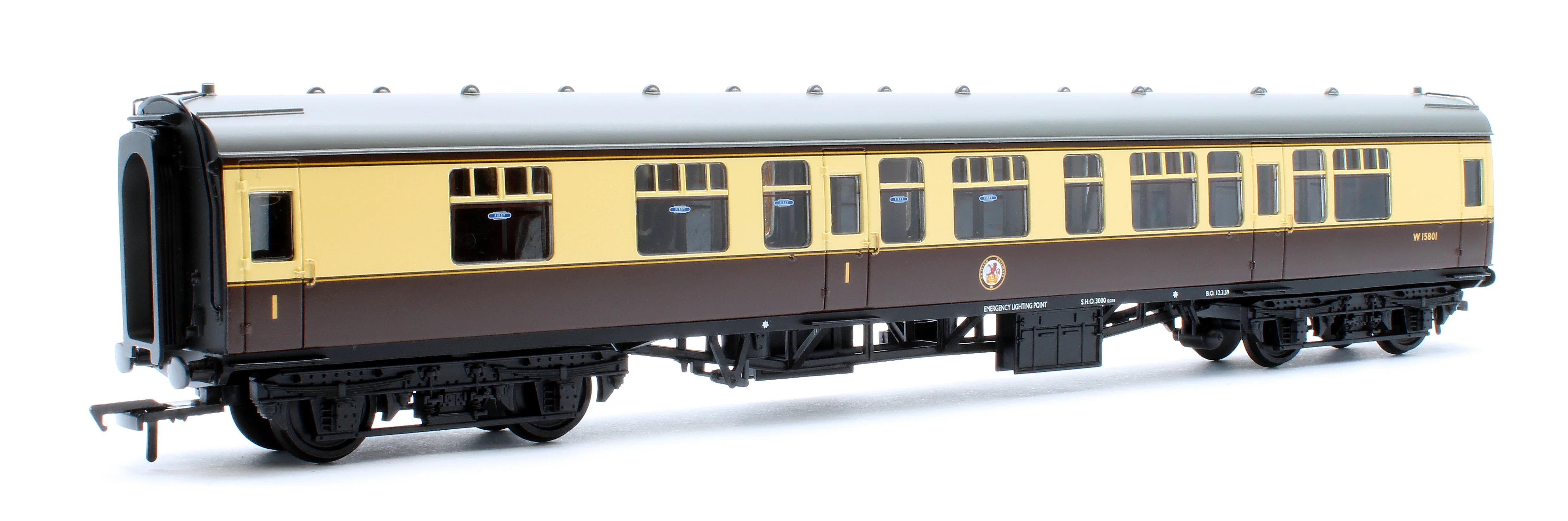 39-129D BR Mk1 CK Composite Corridor BR (WR) Chocolate & Cream W15801 - Image 2
