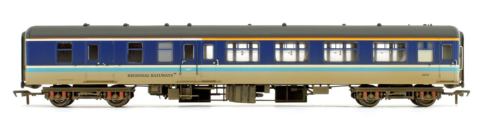 39-413 BR MK2A BFK Brake First Corridor BR Regional Railways Coach 35516 (with fitted passengers) - Weathered - Image 3