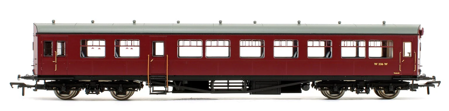 BR Auto Trailer Unlined Maroon Coach No.W236W - Image 3