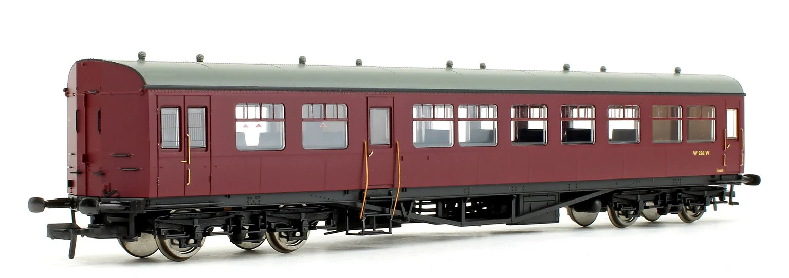 BR Auto Trailer Unlined Maroon Coach No.W236W - Image 4