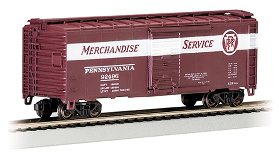 16014 PS1 40' Box Car - Pennsylvania Railroad #92496 - Merchandise Service