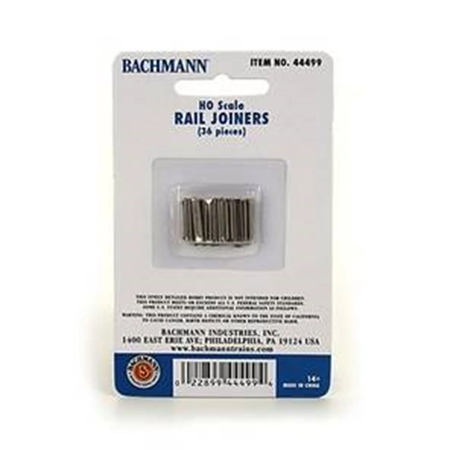 44499 Bachmann HO Rail Joiners x36