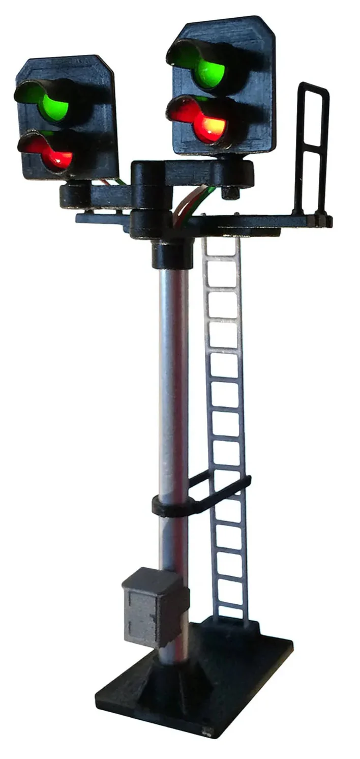 2 Aspect (R/G) Standard Stepped T Junction Square Head Signal