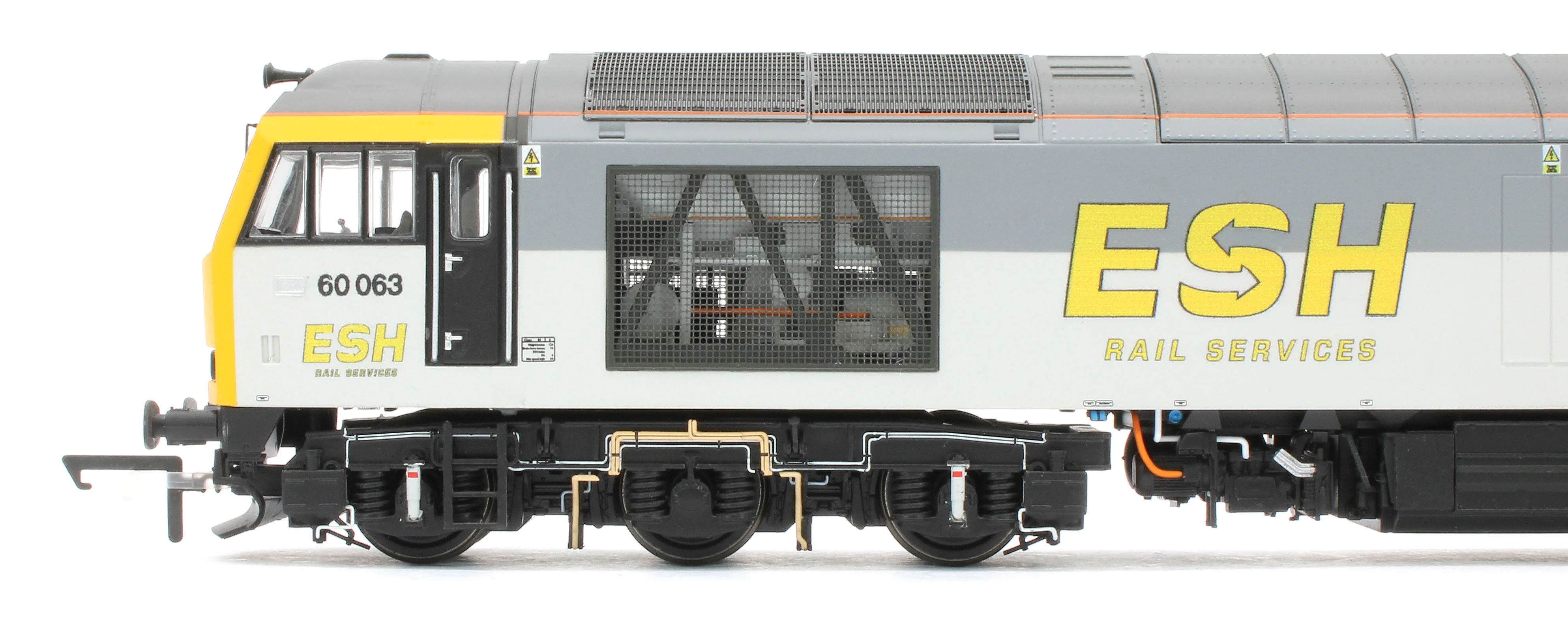 Bespoke Class 60 60063 'Robert Leech' ESH Rail Services Grey Diesel Locomotive - Expert Rails Bespoke Re-livery - Image 10