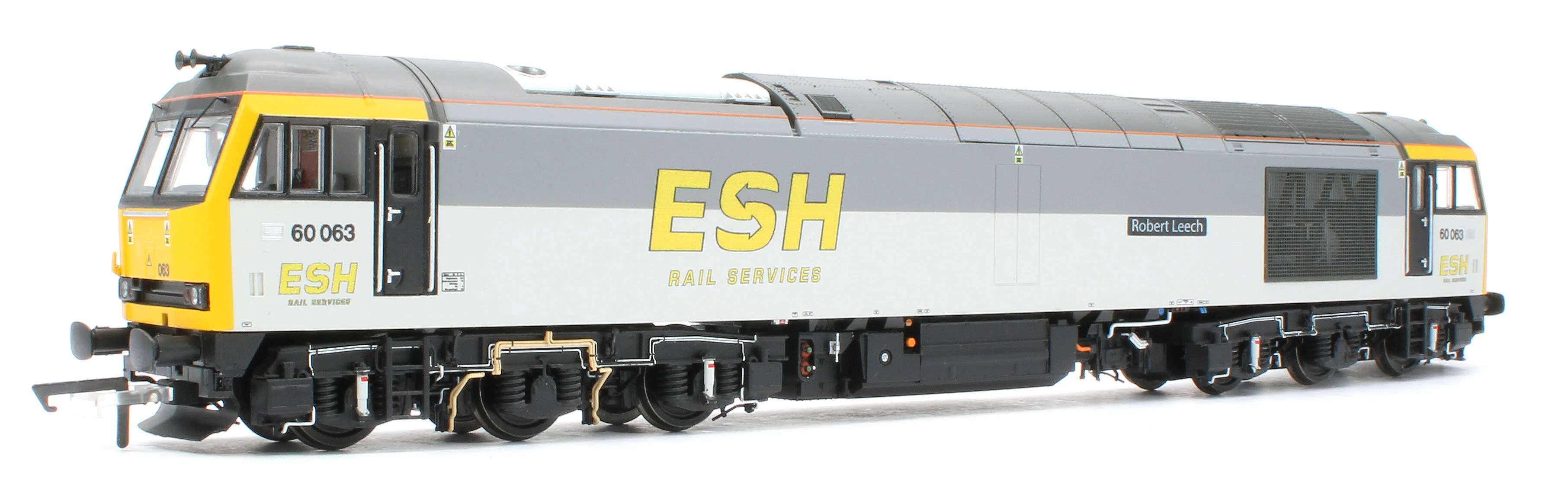 Bespoke Class 60 60063 'Robert Leech' ESH Rail Services Grey Diesel Locomotive - Expert Rails Bespoke Re-livery - Image 7