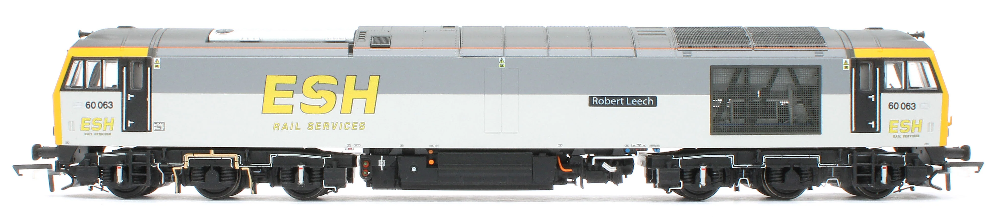 Bespoke Class 60 60063 'Robert Leech' ESH Rail Services Grey Diesel Locomotive - Expert Rails Bespoke Re-livery - Image 8