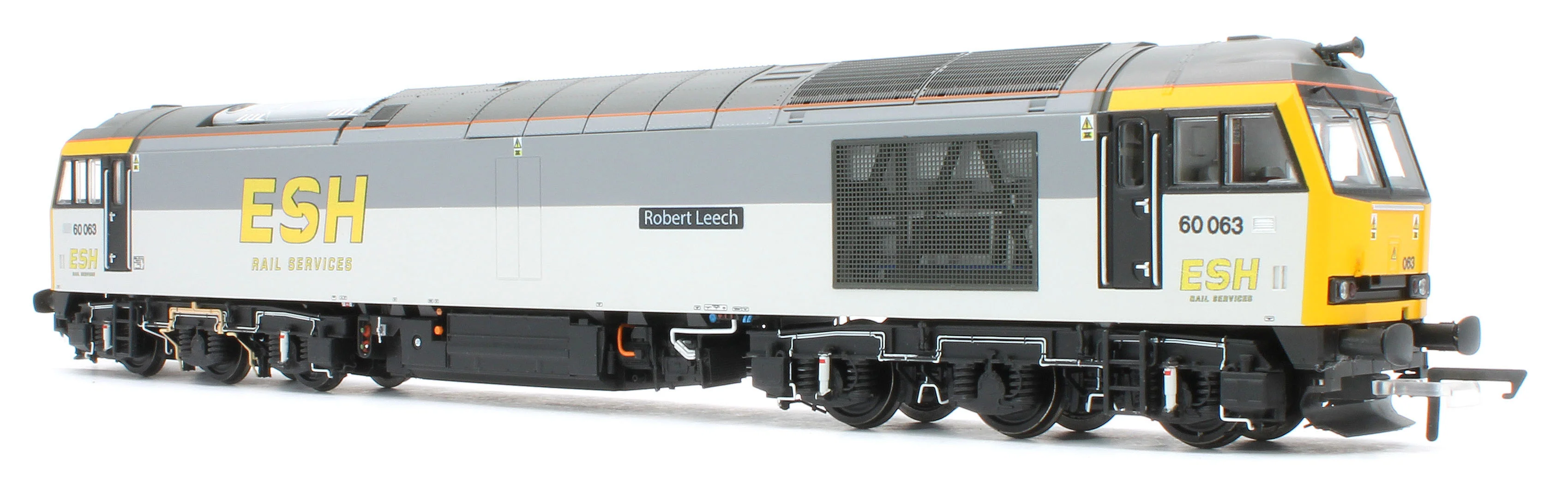 Bespoke Class 60 60063 'Robert Leech' ESH Rail Services Grey Diesel Locomotive - Expert Rails Bespoke Re-livery - Image 9