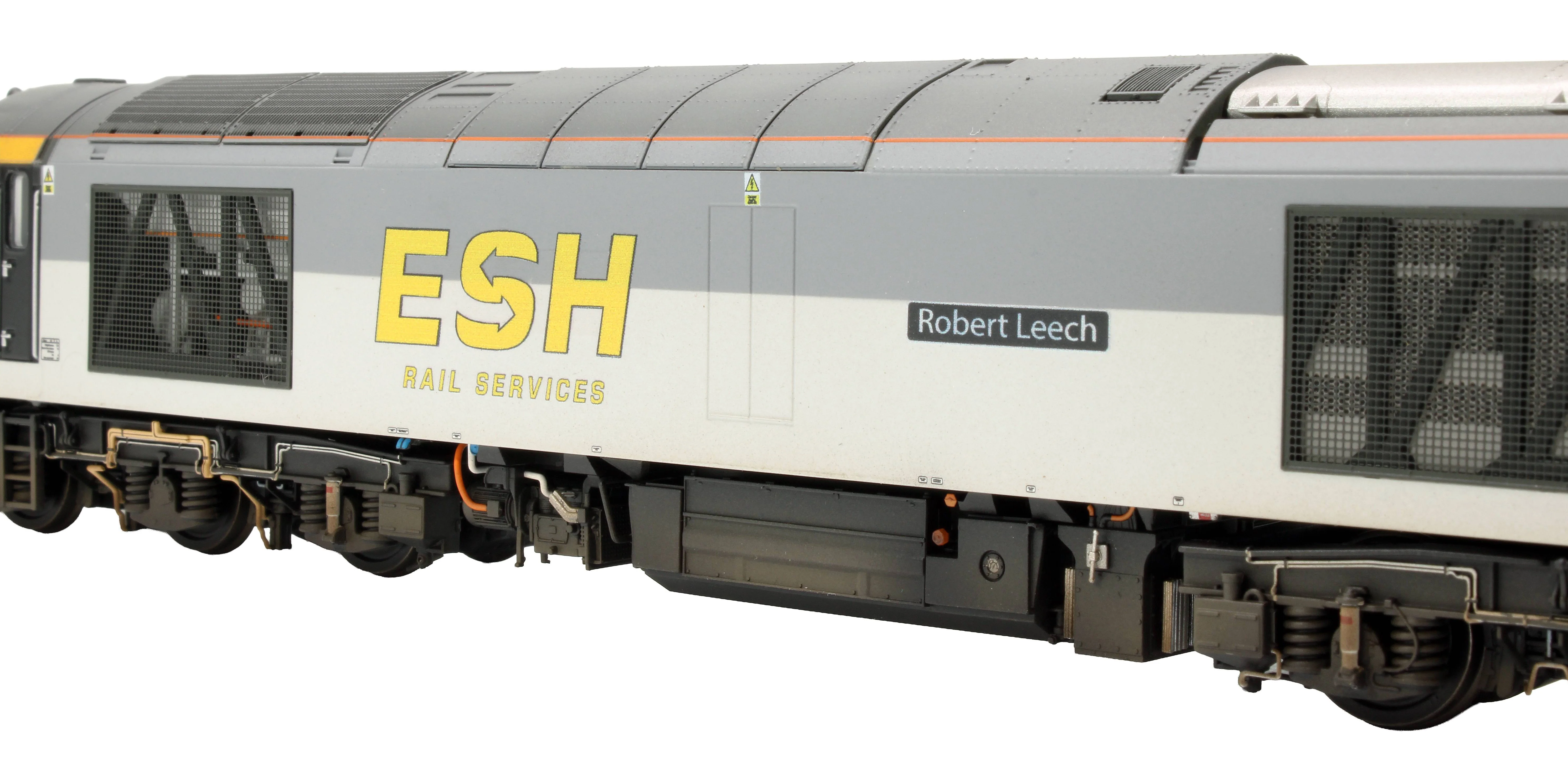 Bespoke Weathered Class 60 60063 'Robert Leech' ESH Rail Services Grey Diesel Locomotive - Expert Rails Bespoke Re-livery - Image 7
