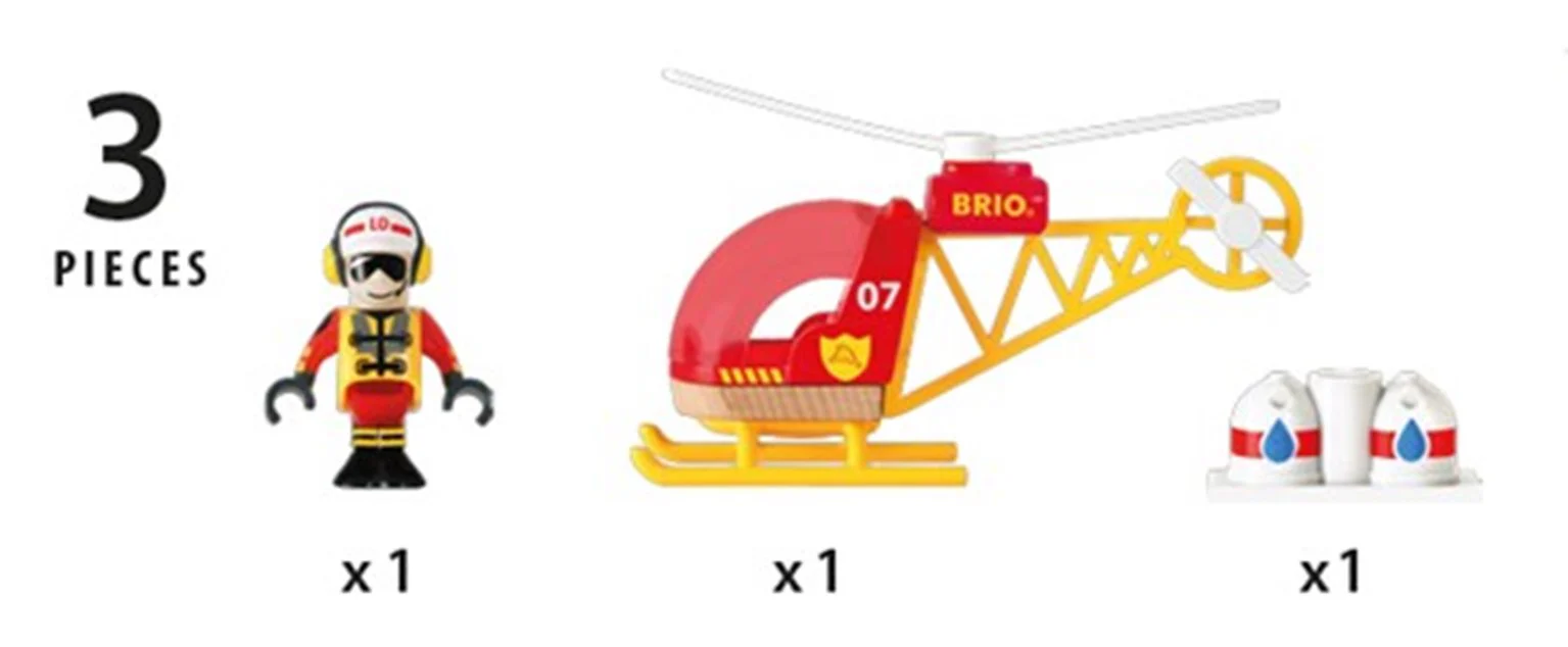 33797 BRIO WORLD - Firefighter Helicopter - Image 4