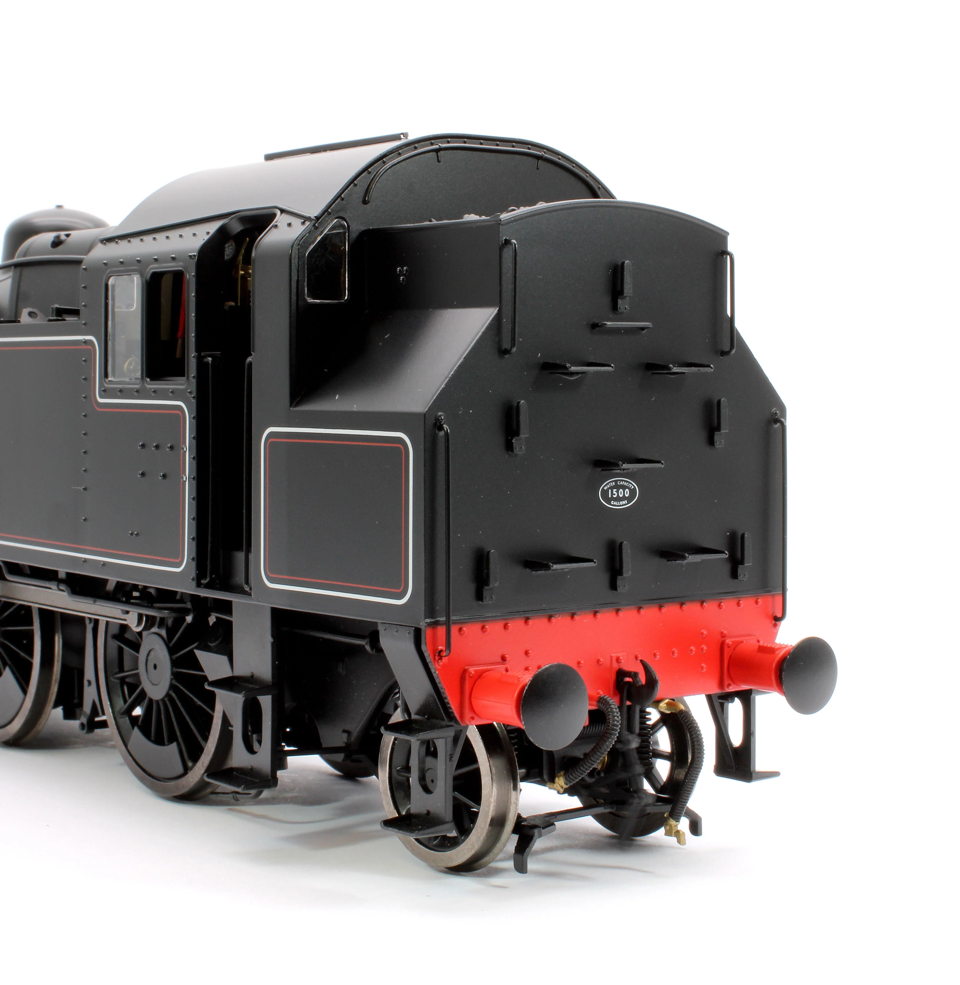 LHT-S-8201US British Railways Standard 3MT 2-6-2T Lined Black Late Crest Unnumbered - Steam Tank Locomotive - DCC Sound - Image 7